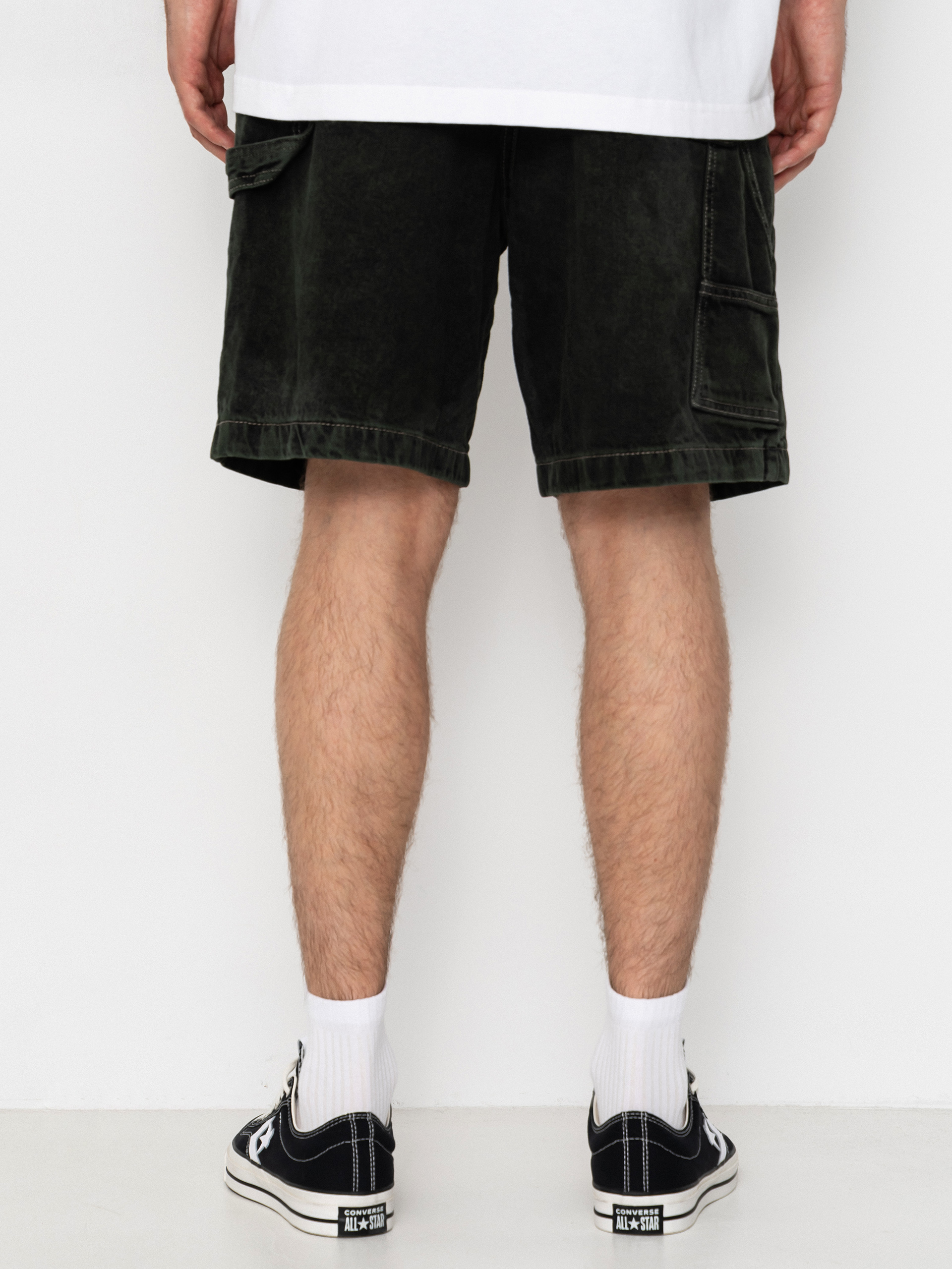 Element Big Carpenter Denim Wk Shorts (black green tint)