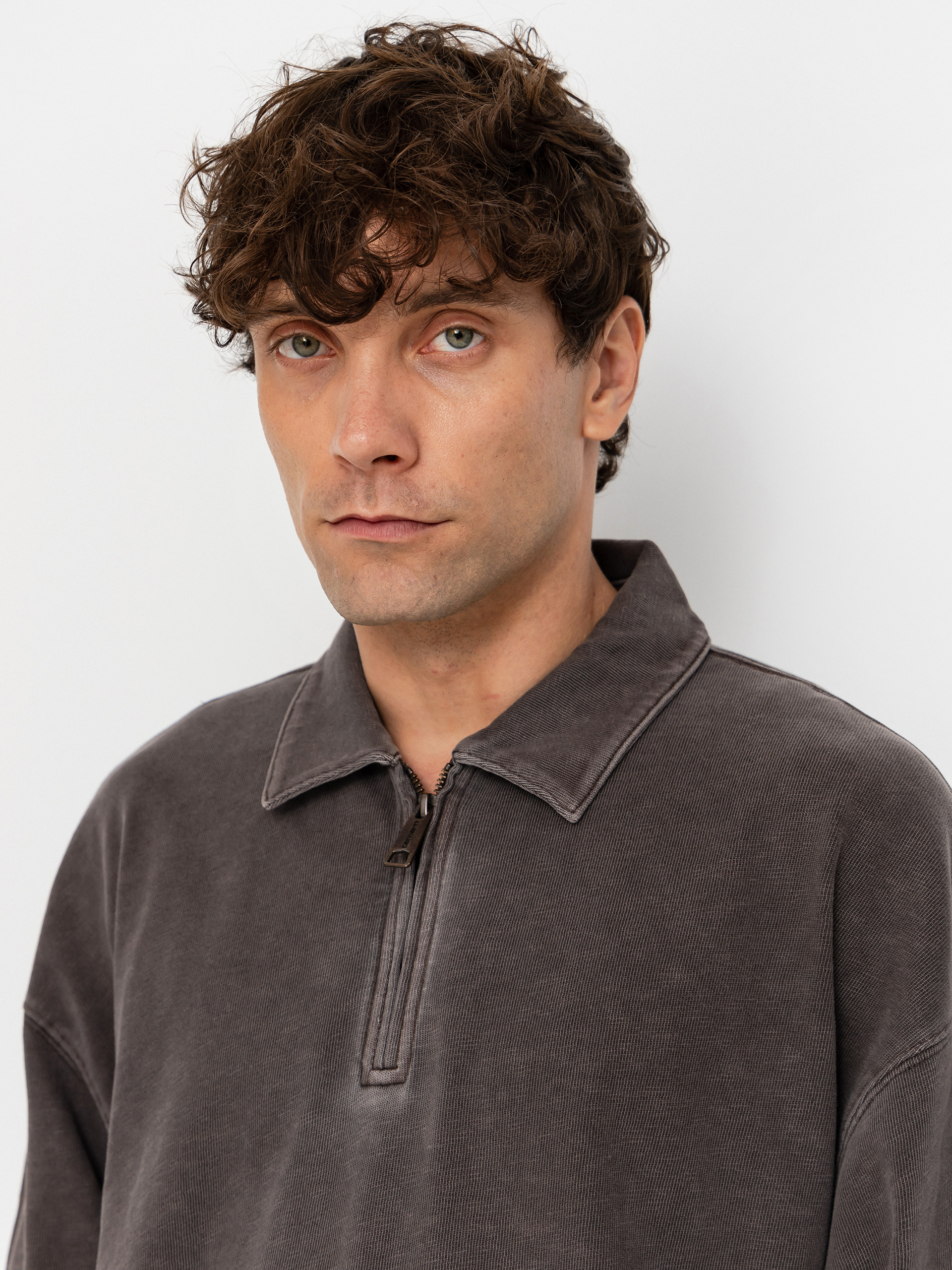 Carhartt WIP Sweatshirt Harper Polo (tobacco)