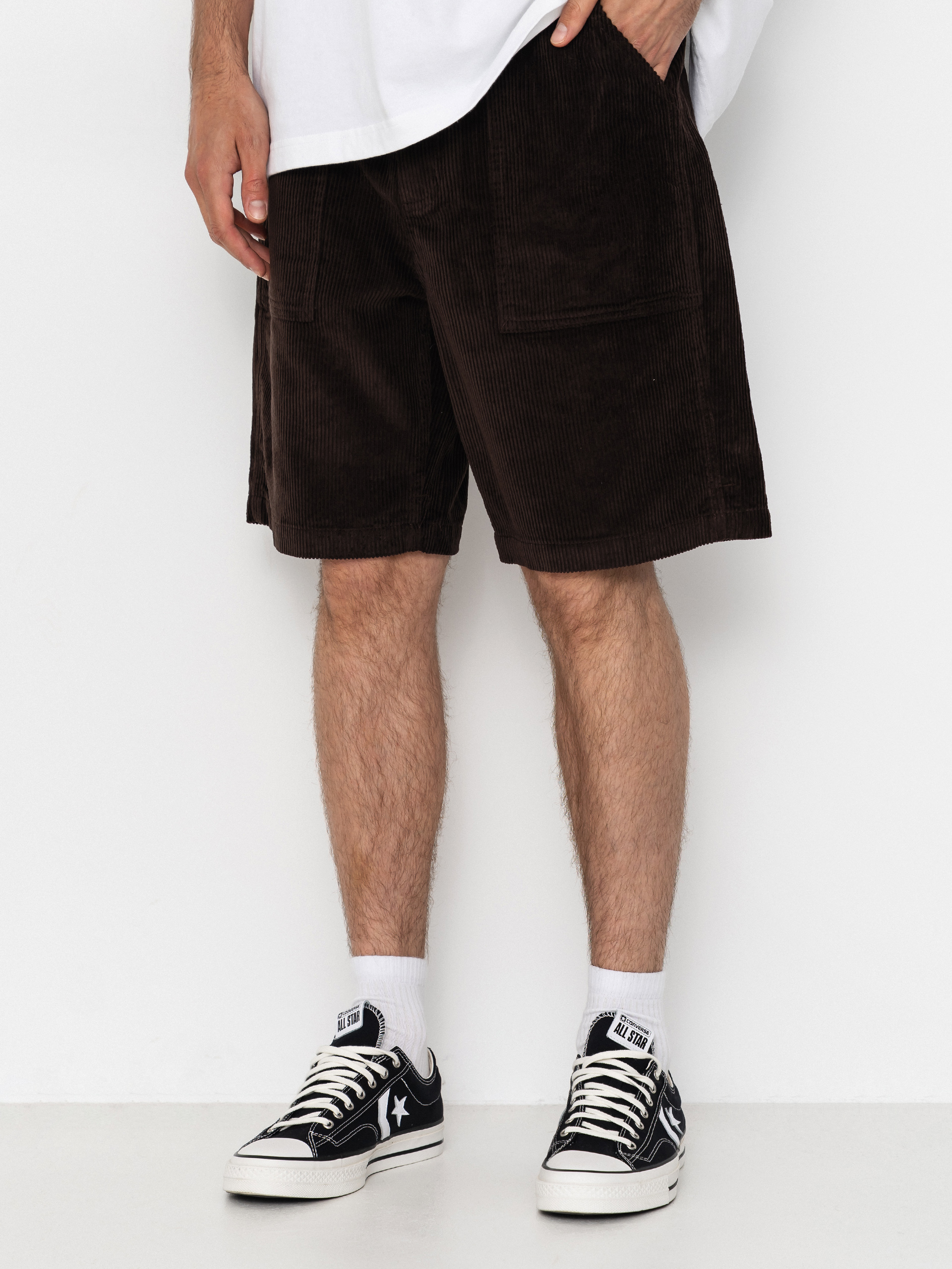 Santa Cruz Opus Dot Workwear Shorts (coffee)