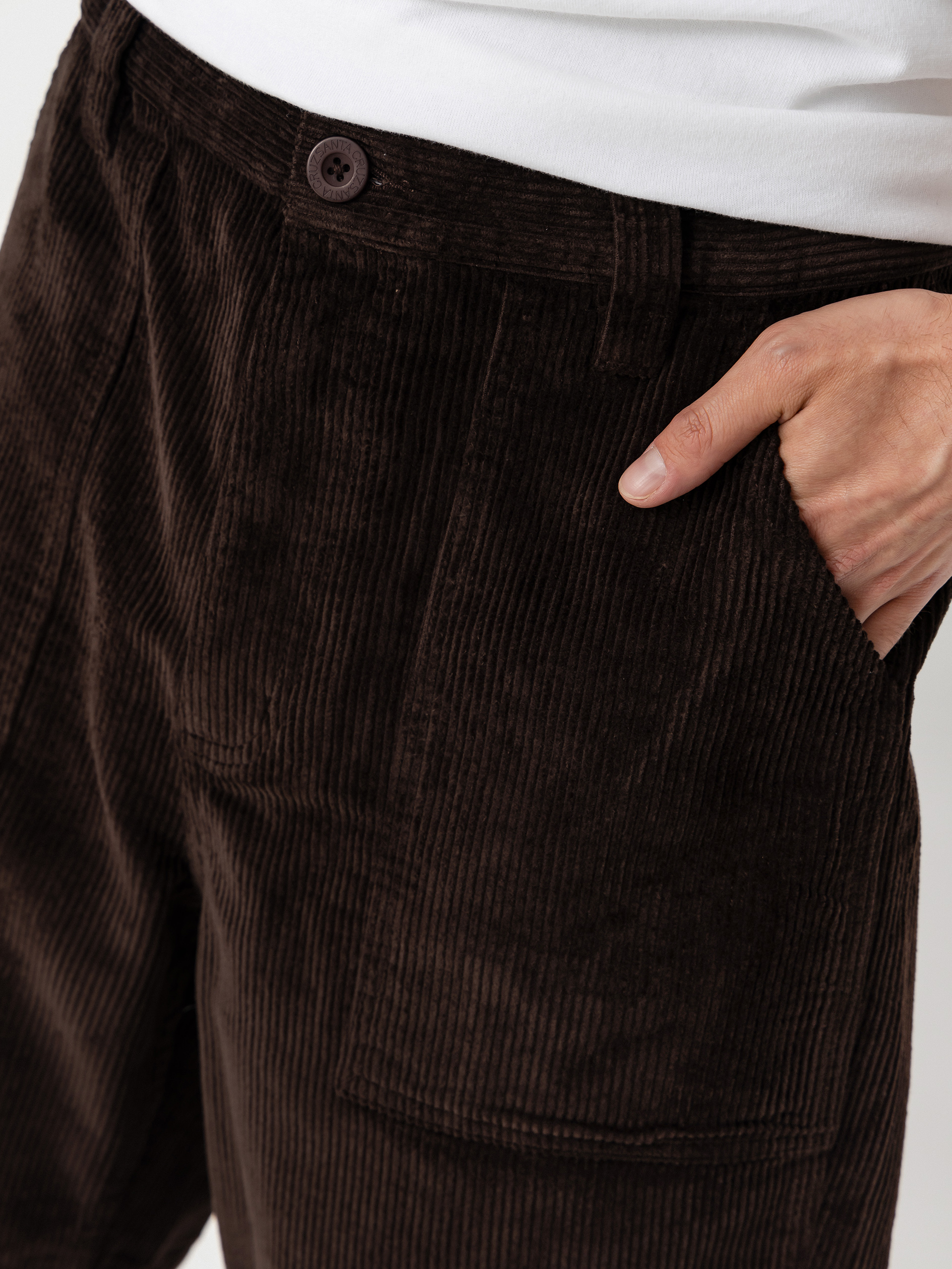 Santa Cruz Opus Dot Workwear Shorts (coffee)