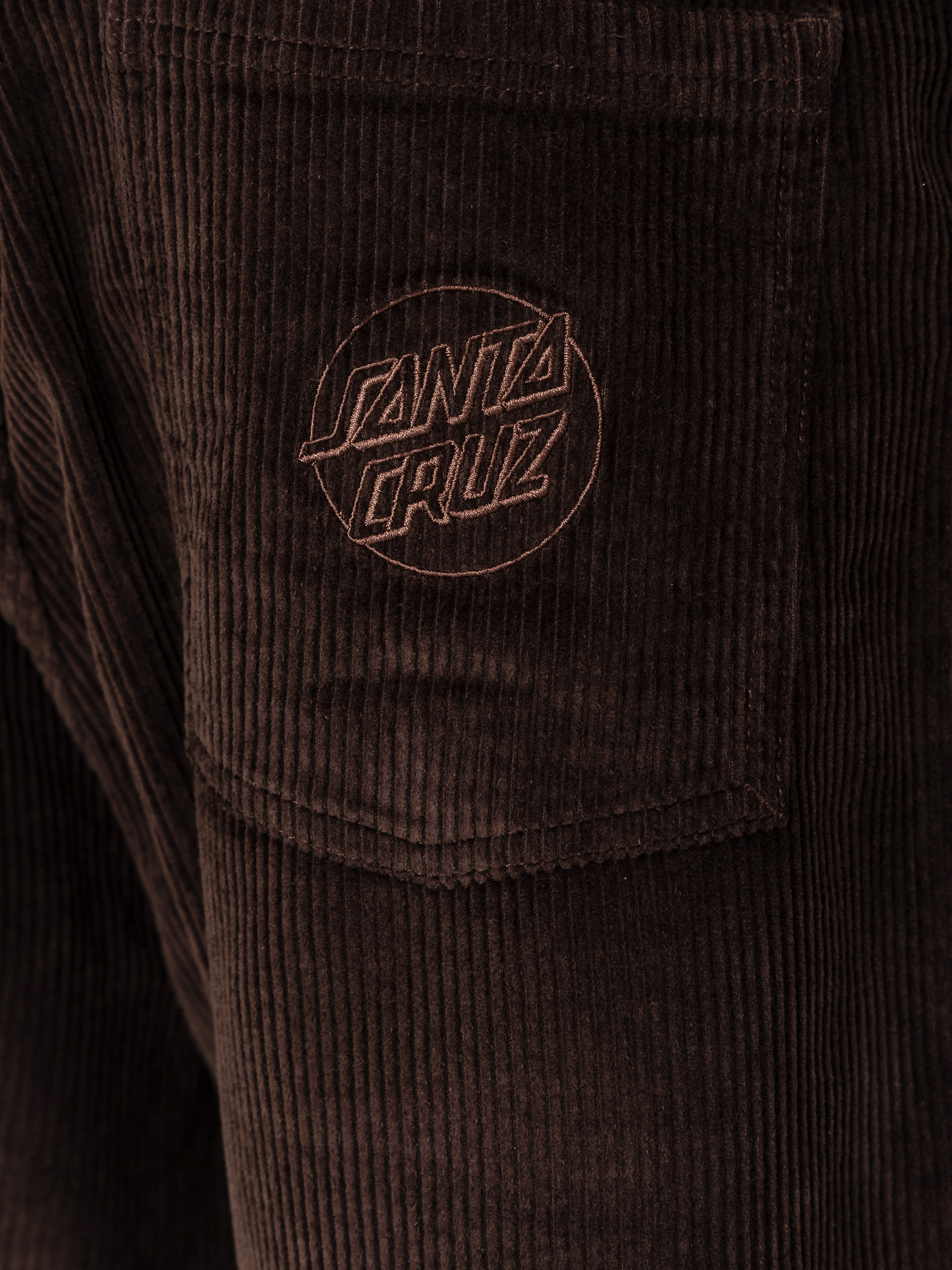 Santa Cruz Opus Dot Workwear Shorts (coffee)