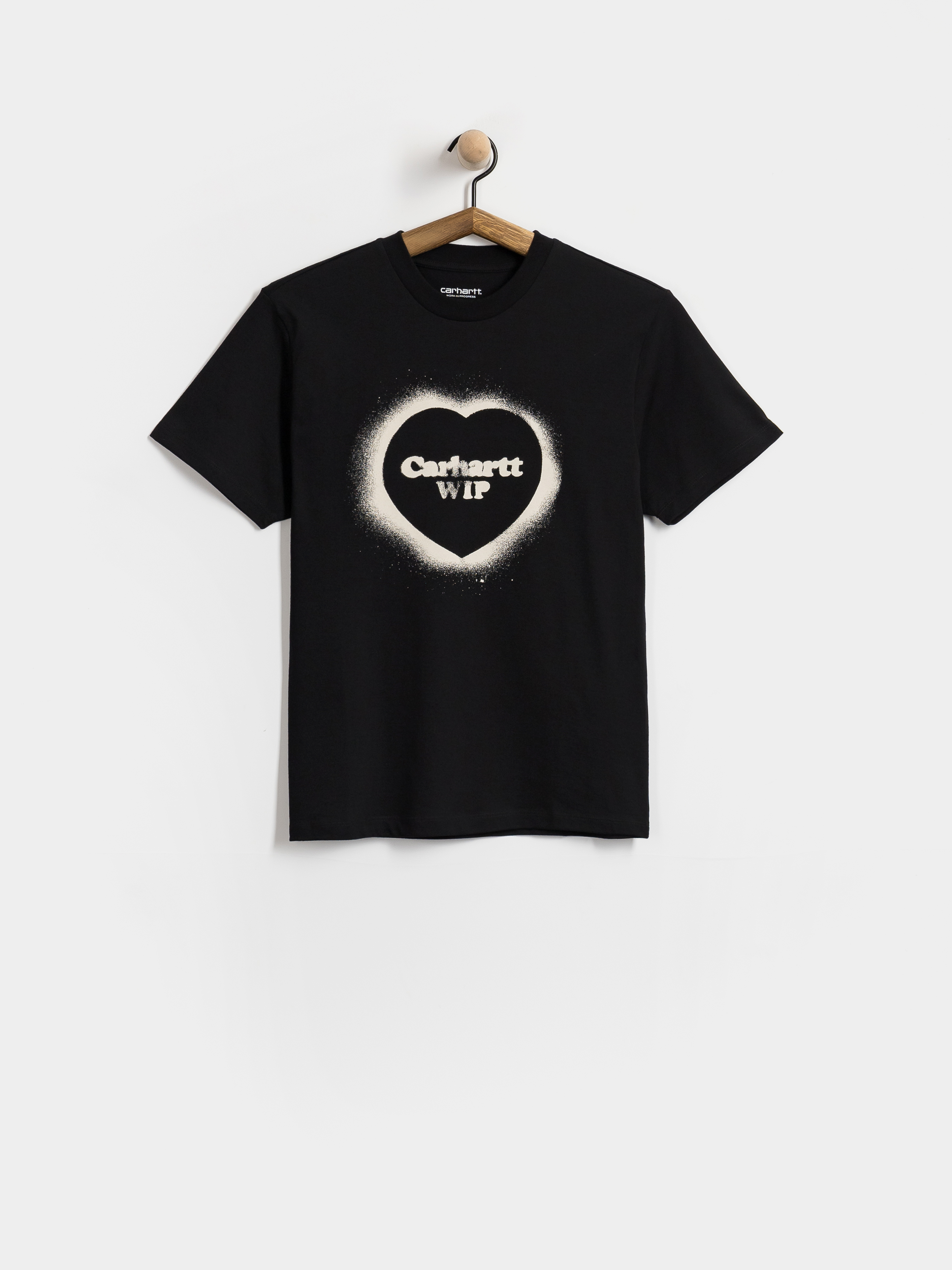 Carhartt WIP T-Shirt Spray Heart Wmn (black)