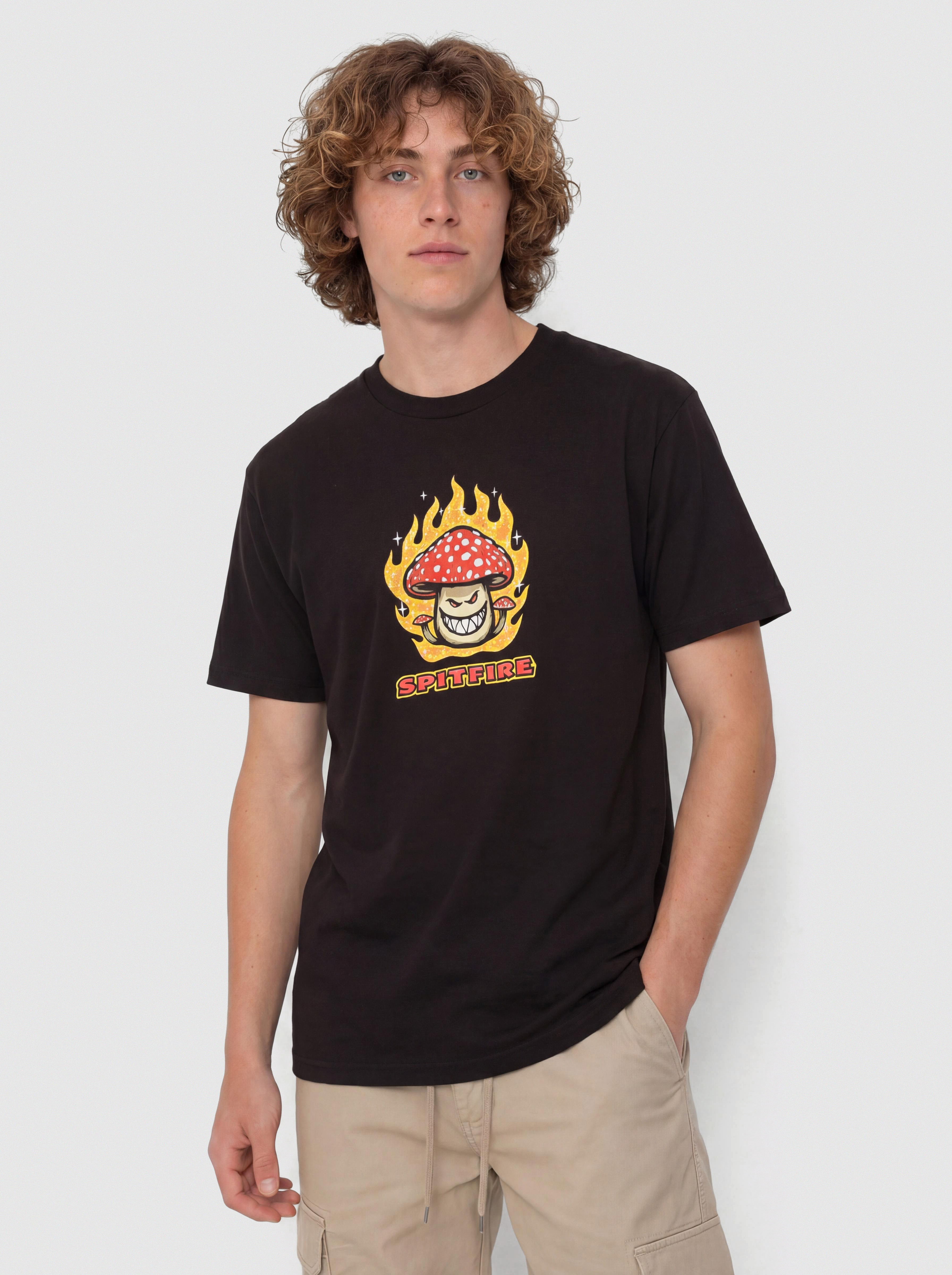 Spitfire Mushroom Bighead T-shirt (black)