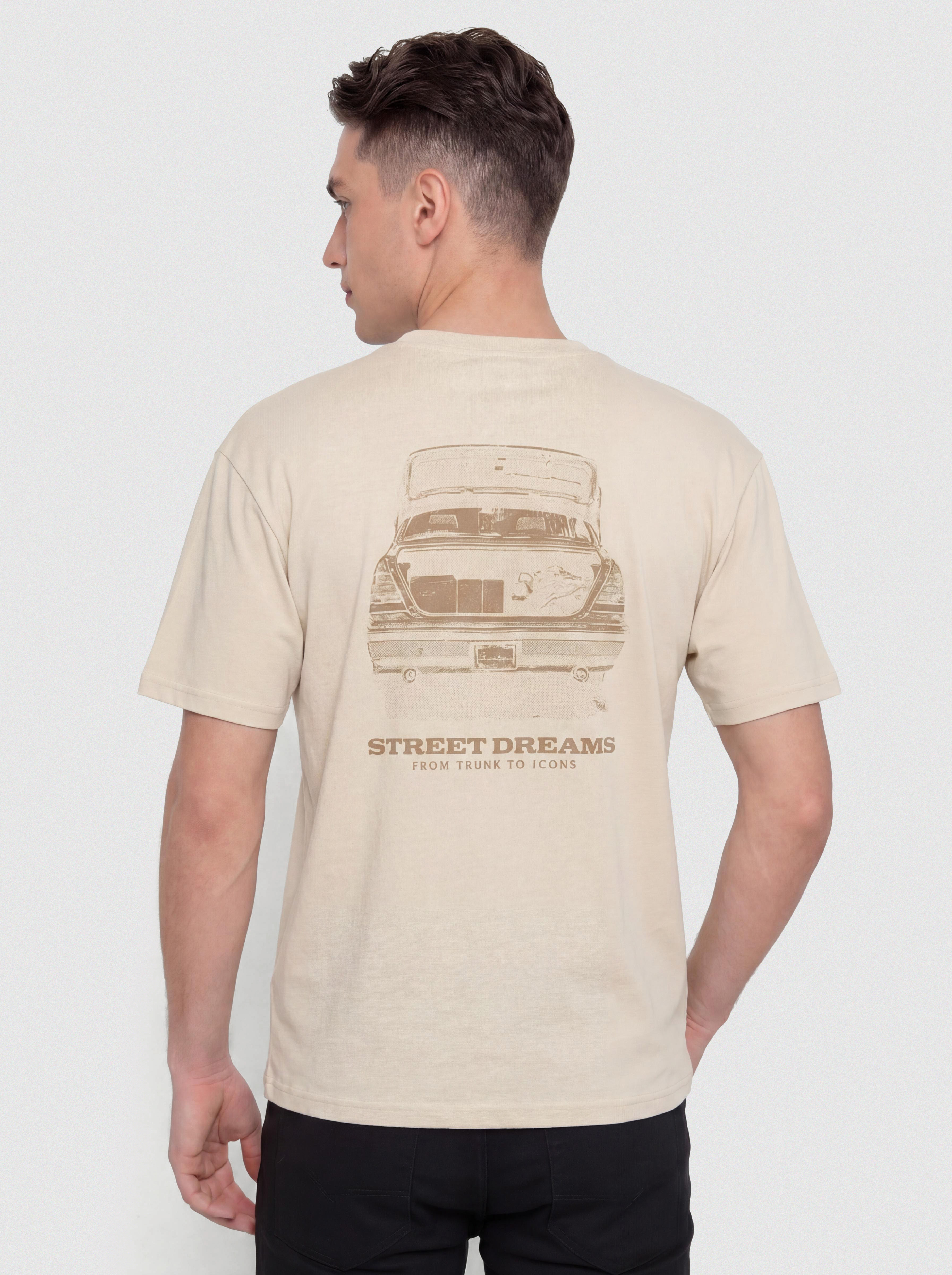 Karl Kani Slogan Boxy T-Shirt (beige)