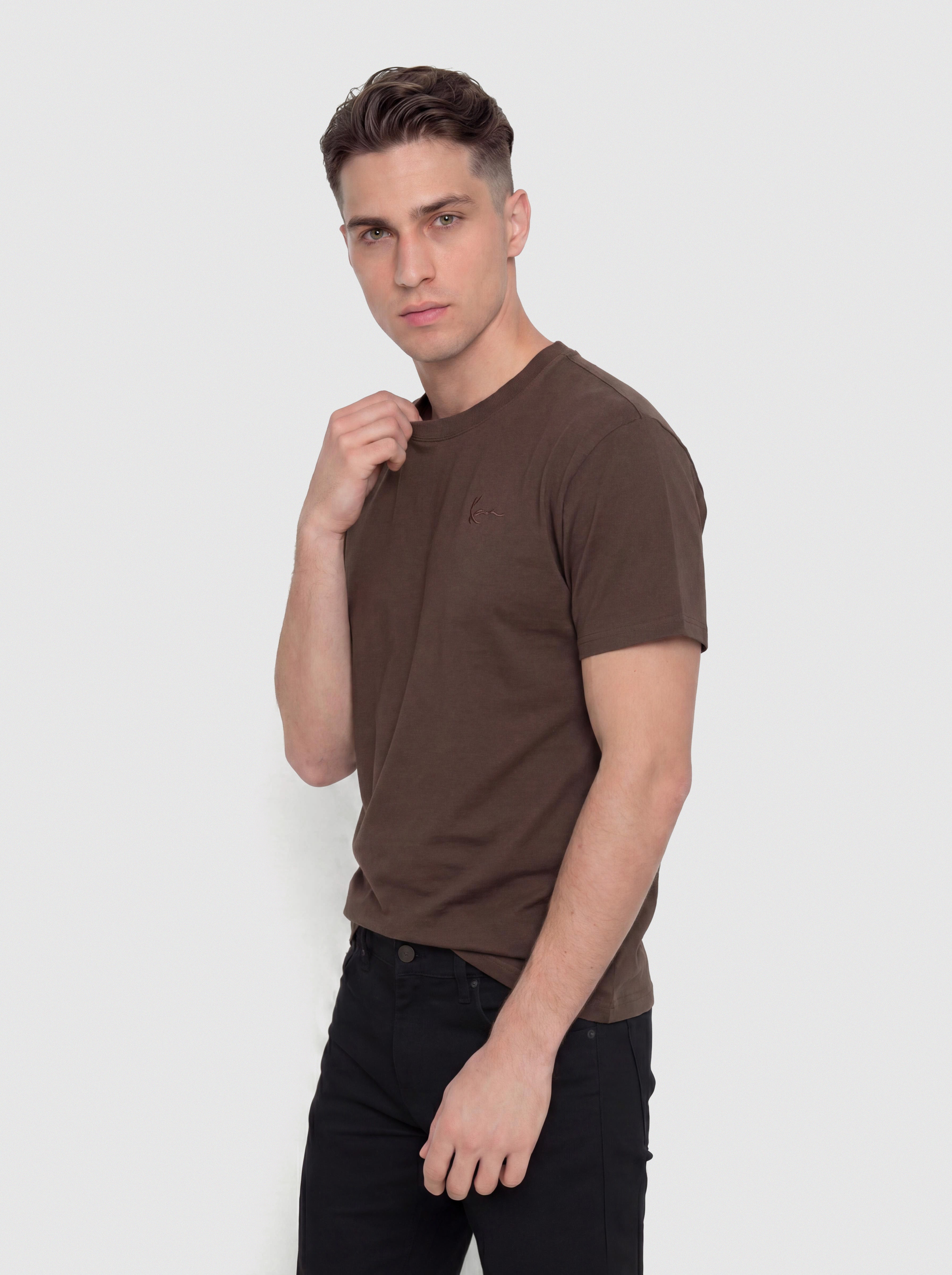 Karl Kani Slogan Boxy T-Shirt (brown)
