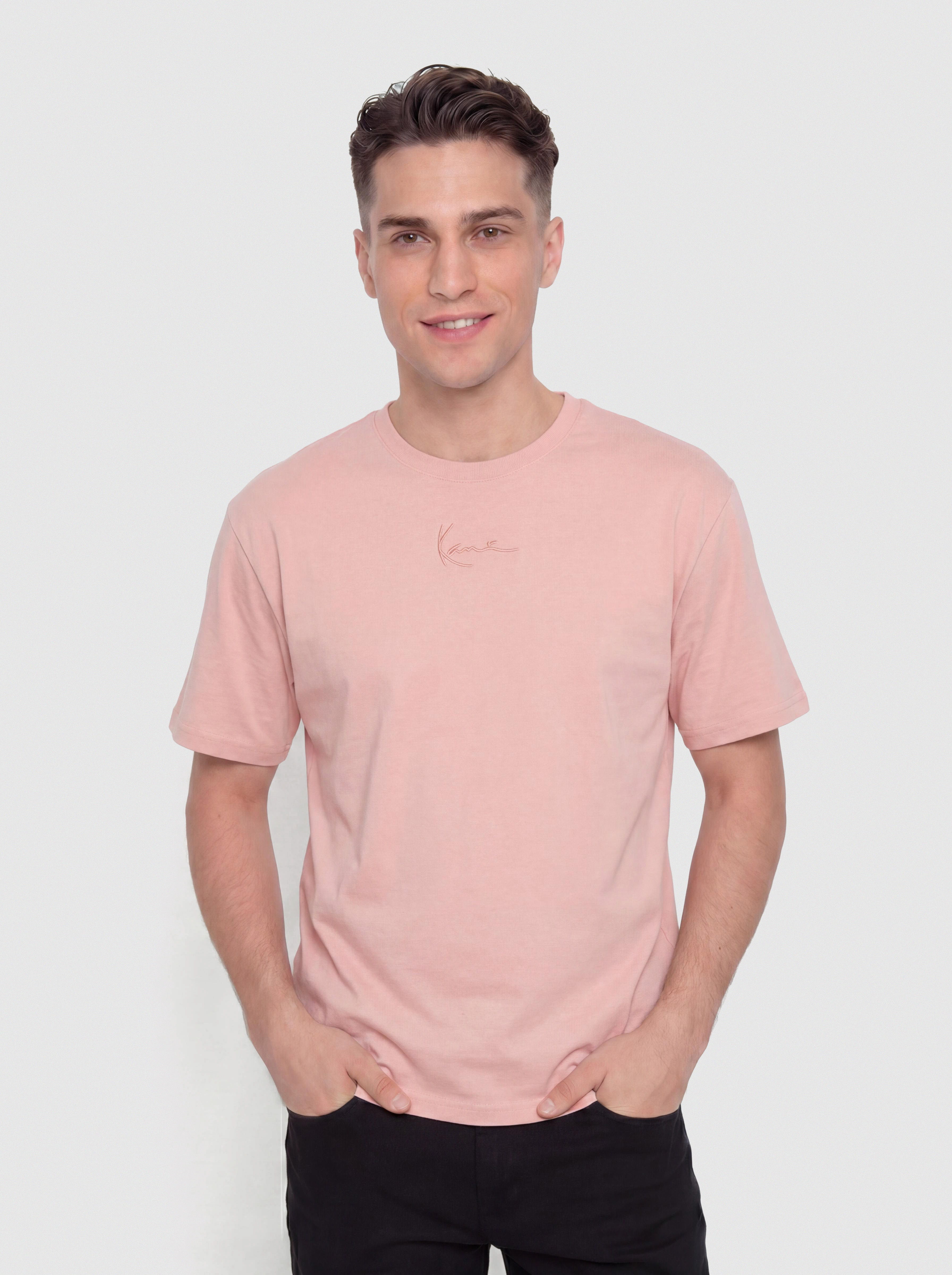 Karl Kani Small Signature Essential T-Shirt (pink)
