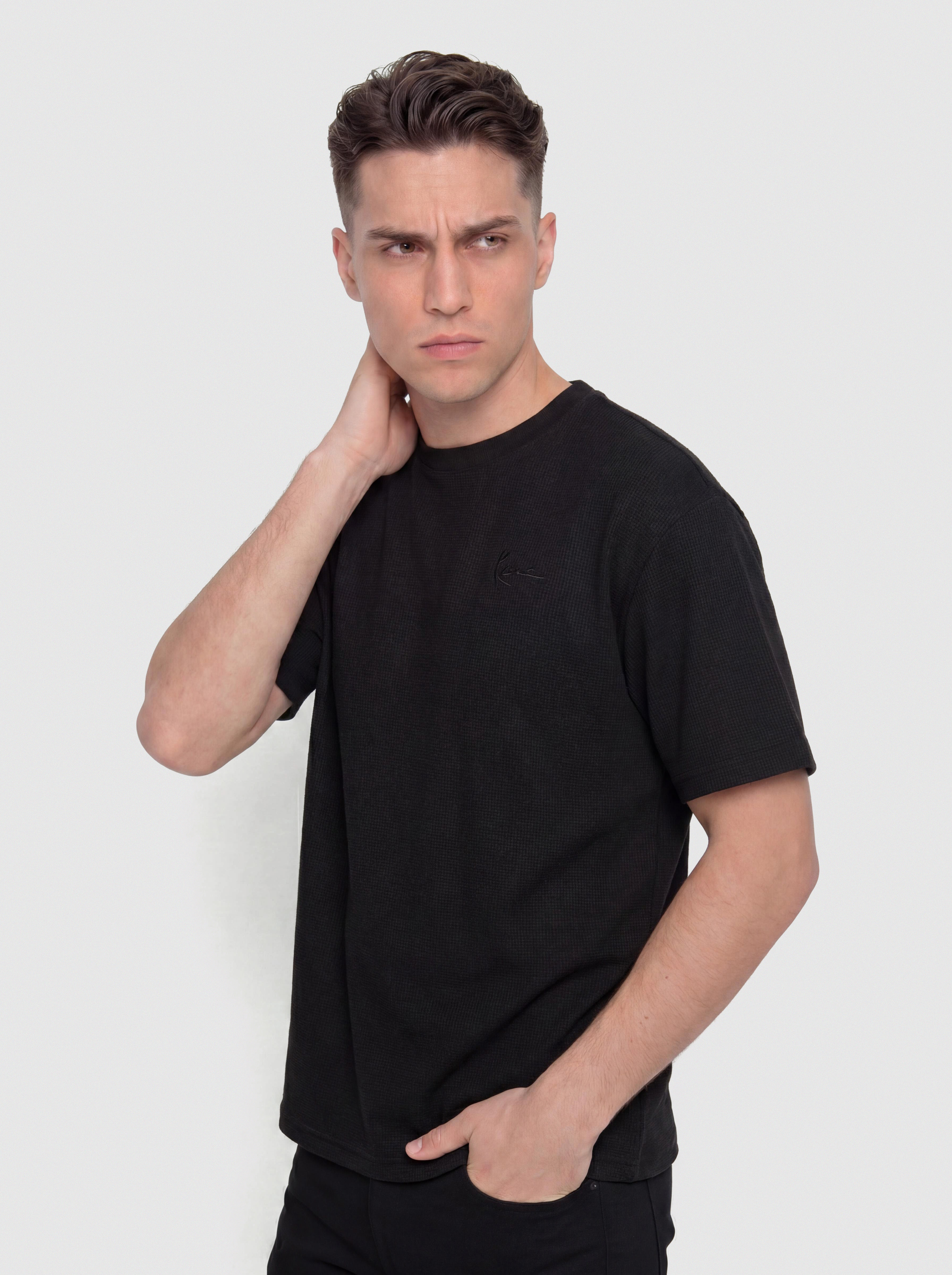 Karl Kani Signature Waffle Oversized T-Shirt