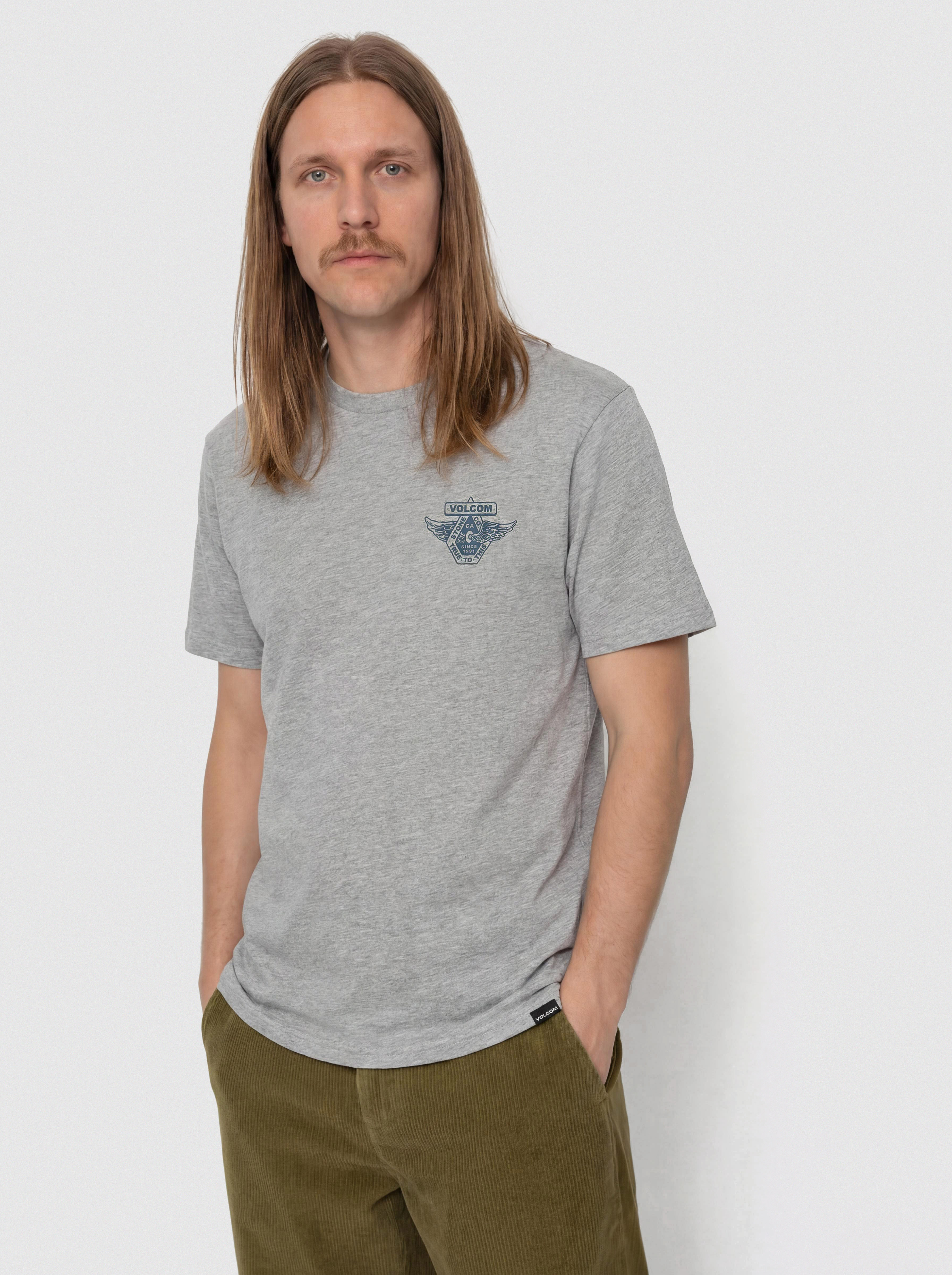 Volcom Free Wheel Hth T-Shirt (heather grey)