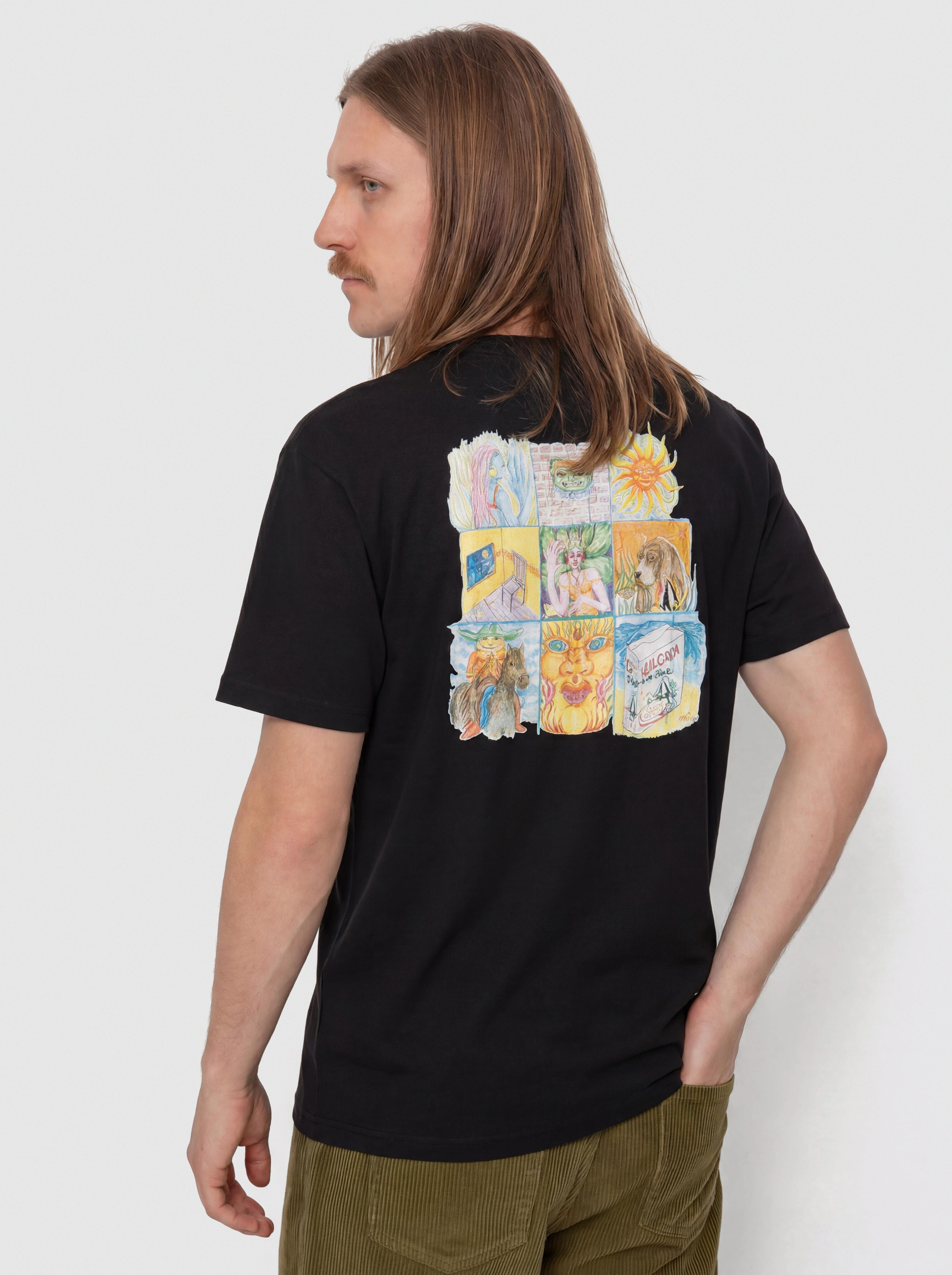 Volcom T-Shirt Double Fantasy Lse (black)