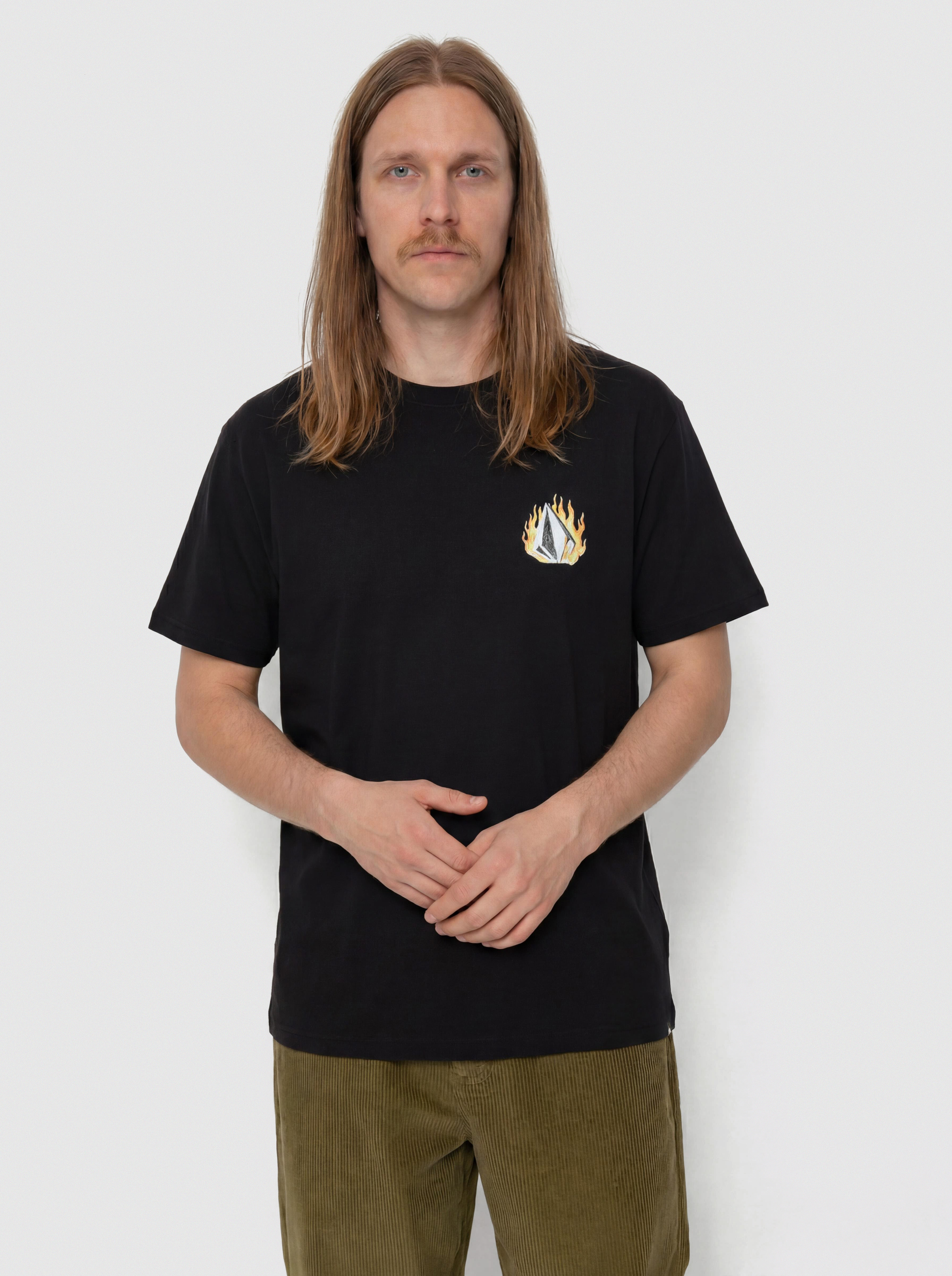 Volcom T-Shirt Double Fantasy Lse (black)