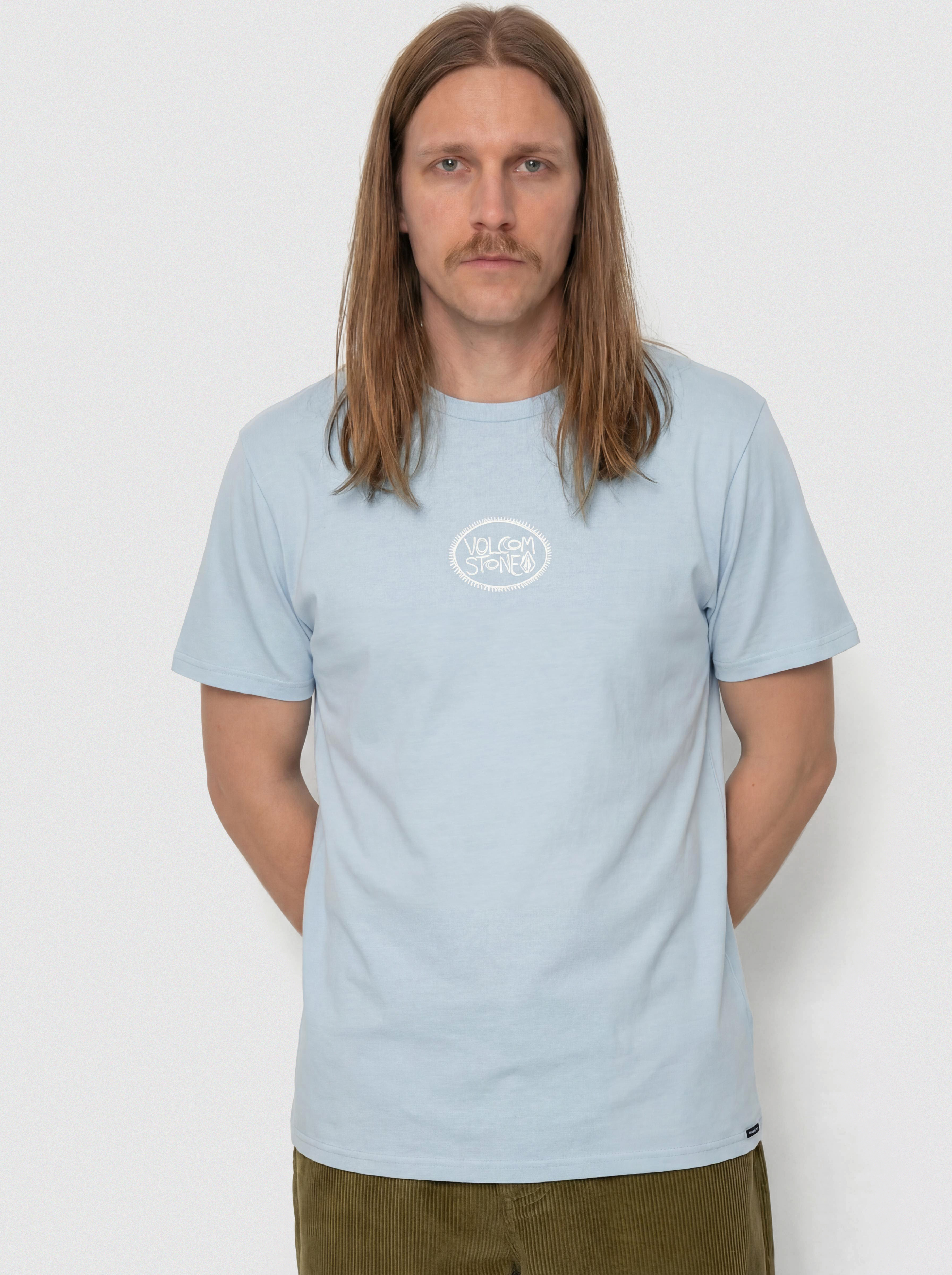 Volcom T-Shirt Handstone Pw (carolina blue)