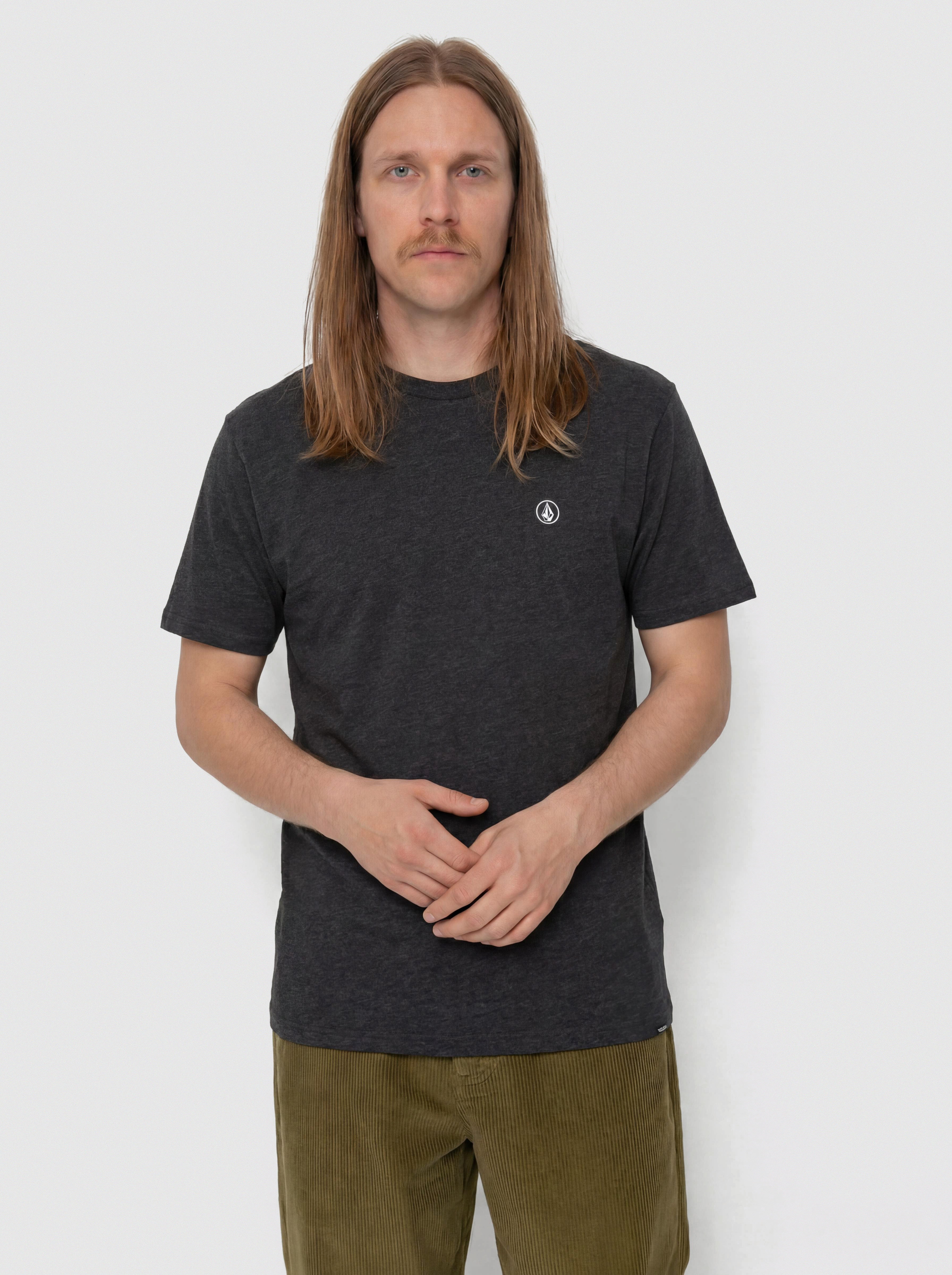 Volcom Circle Blanks Hth T-Shirt (heather black)