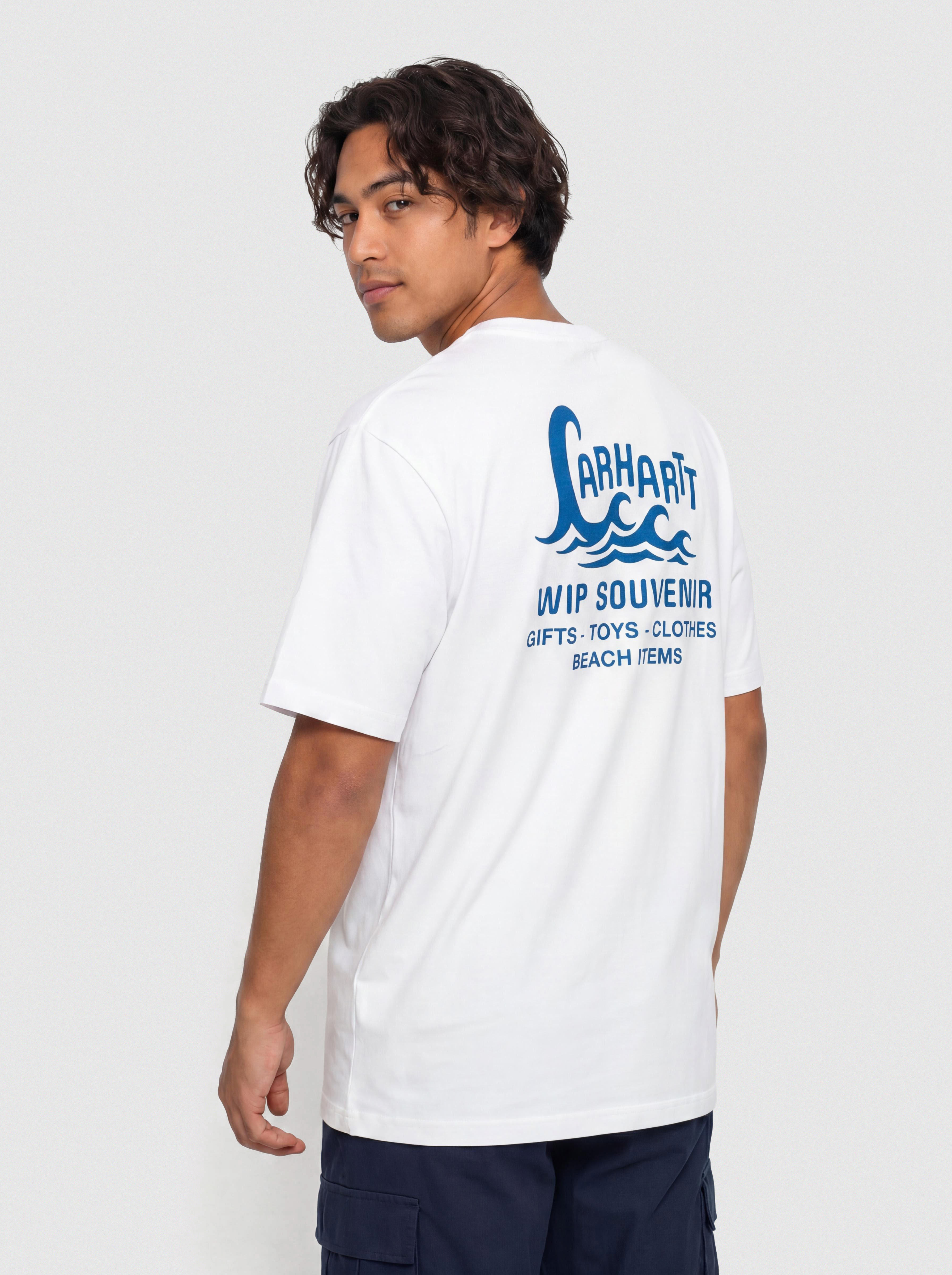 Carhartt WIP T-Shirt Waves (white)