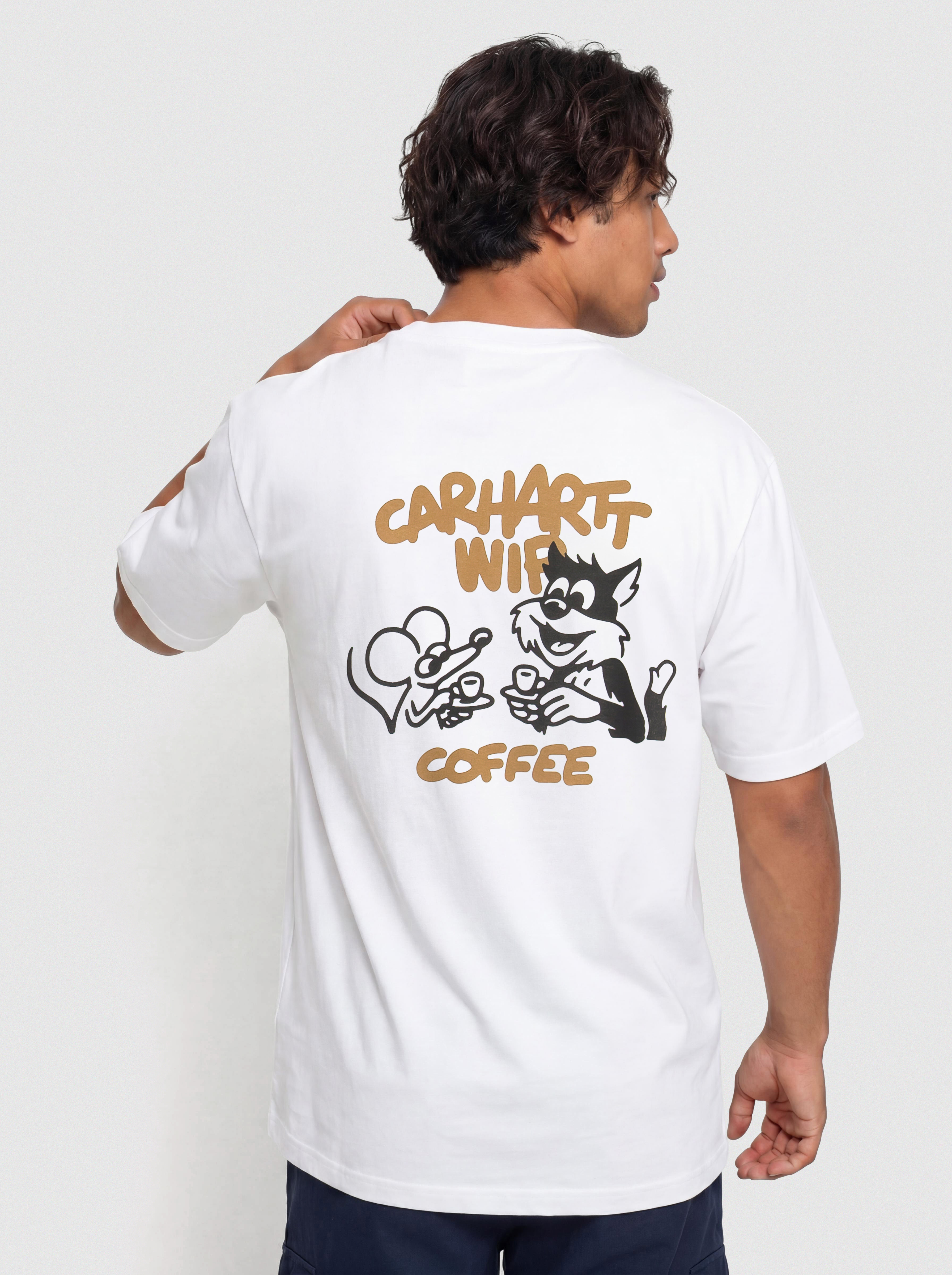 Carhartt WIP T-Shirt Coffee Break (white)