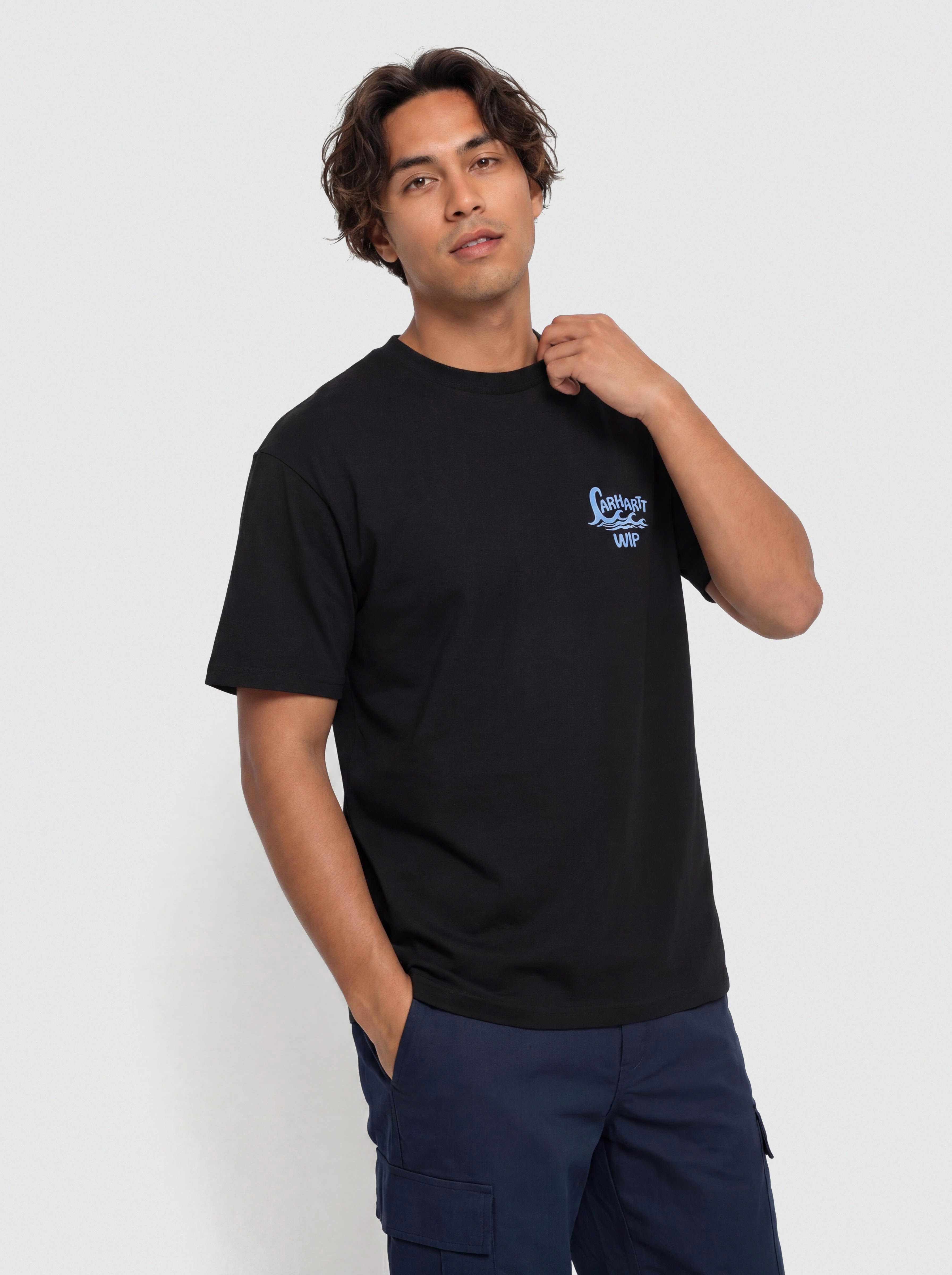 Carhartt WIP Waves T-Shirt (black)
