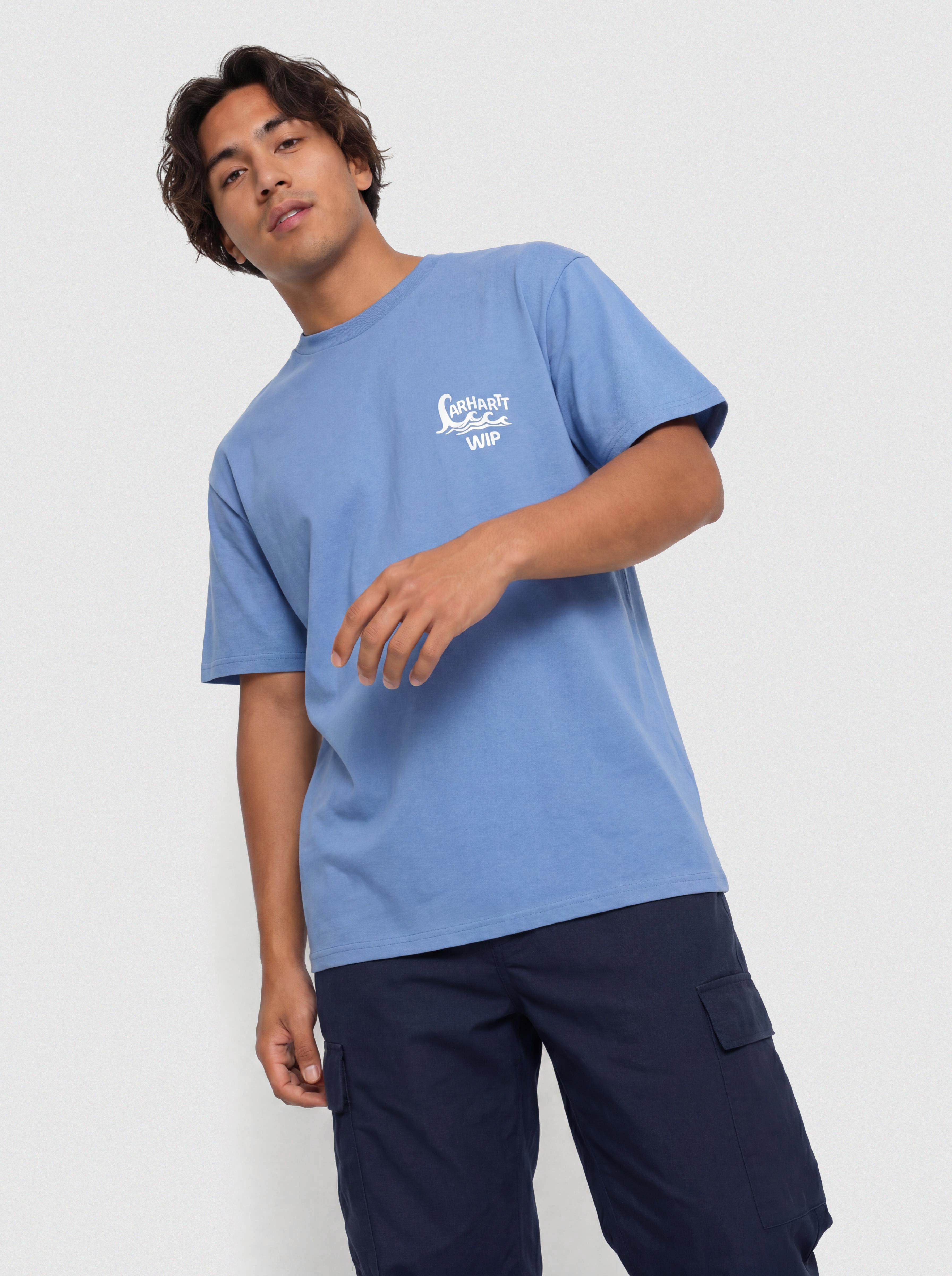 Carhartt WIP Waves T-Shirt (curacao)