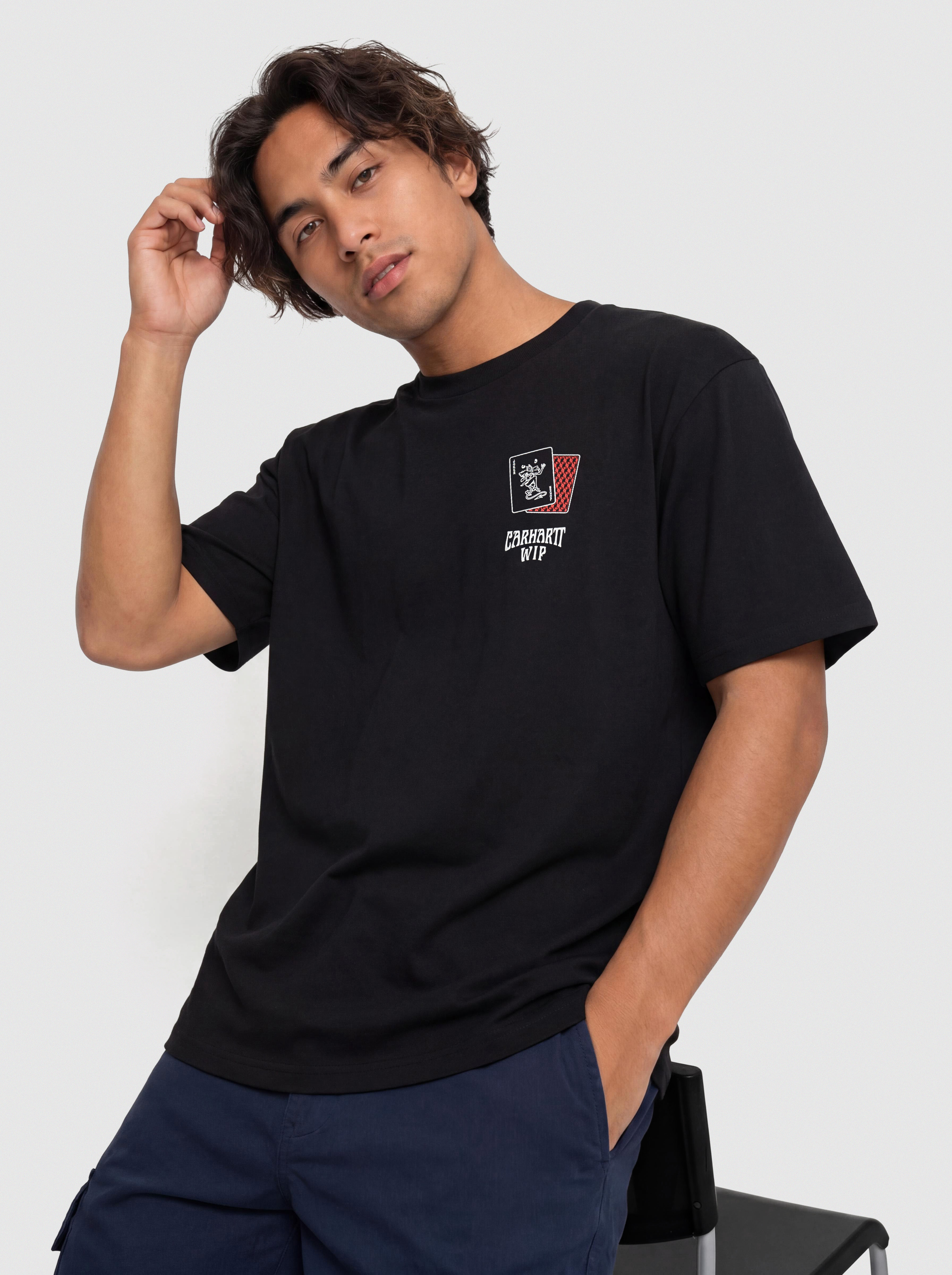 Carhartt WIP T-Shirt Playing Cards (black)