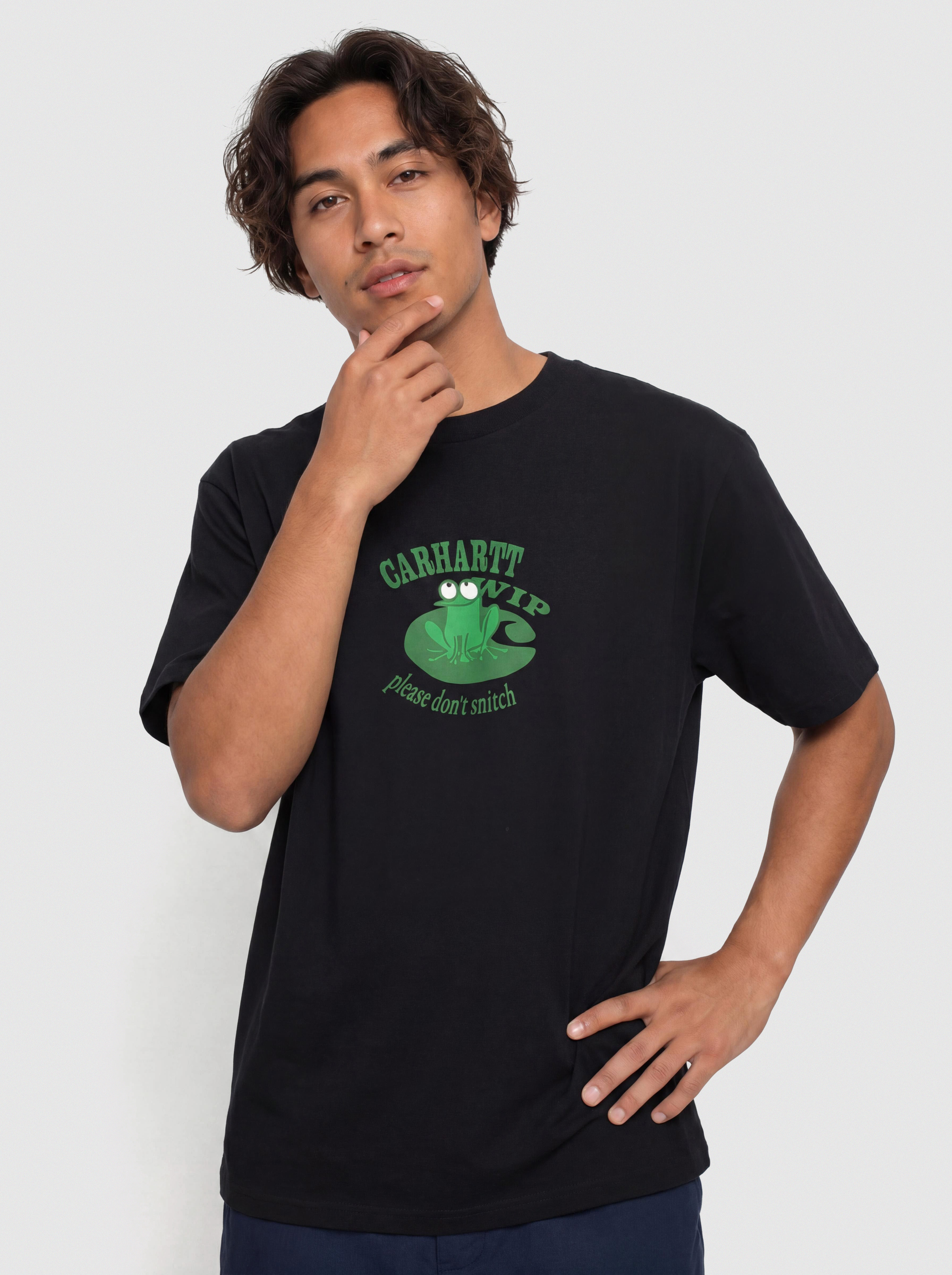 Carhartt WIP T-Shirt Dont Snitch (black)