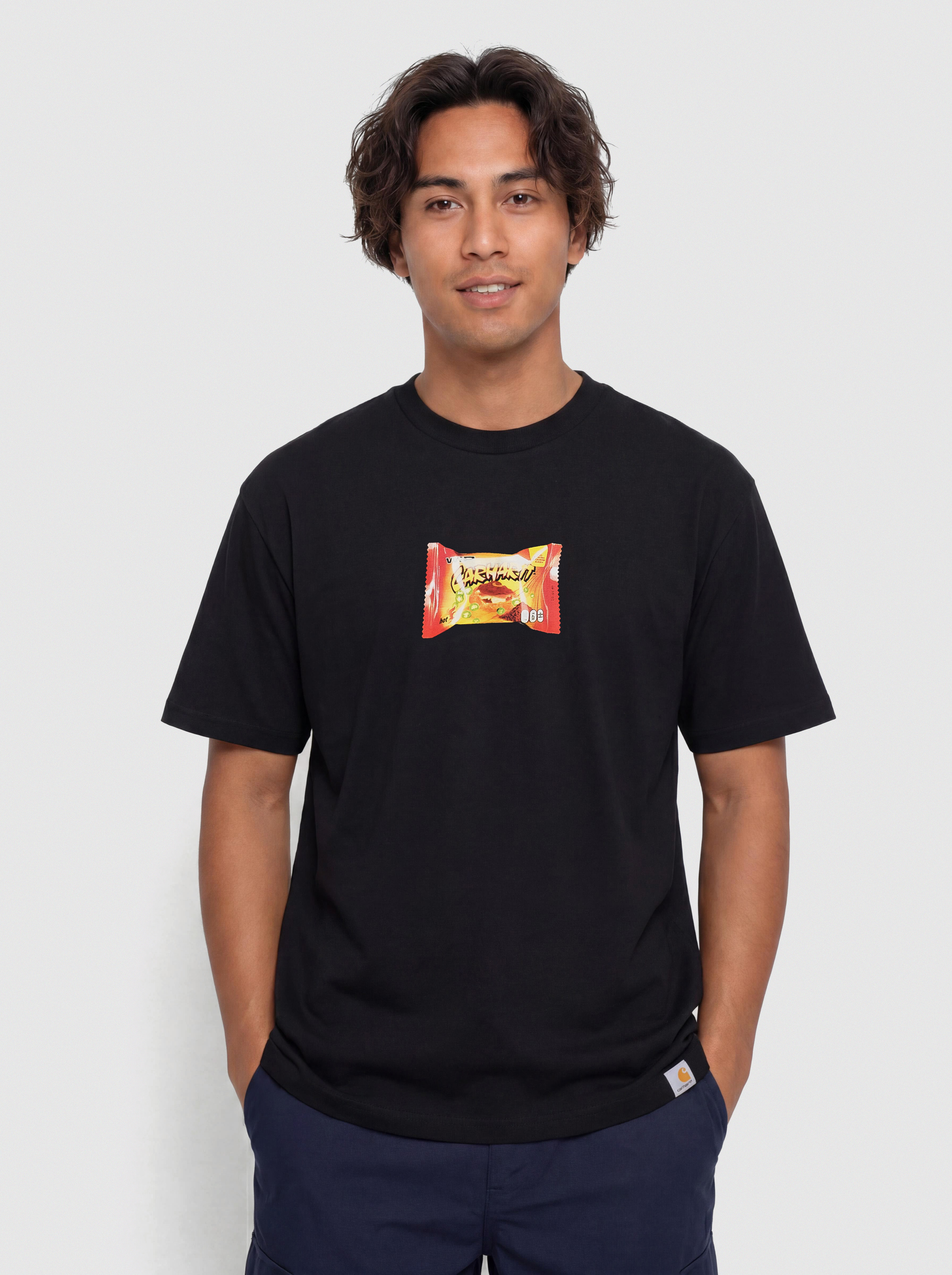 Carhartt WIP T-Shirt Road Side Snack (black)