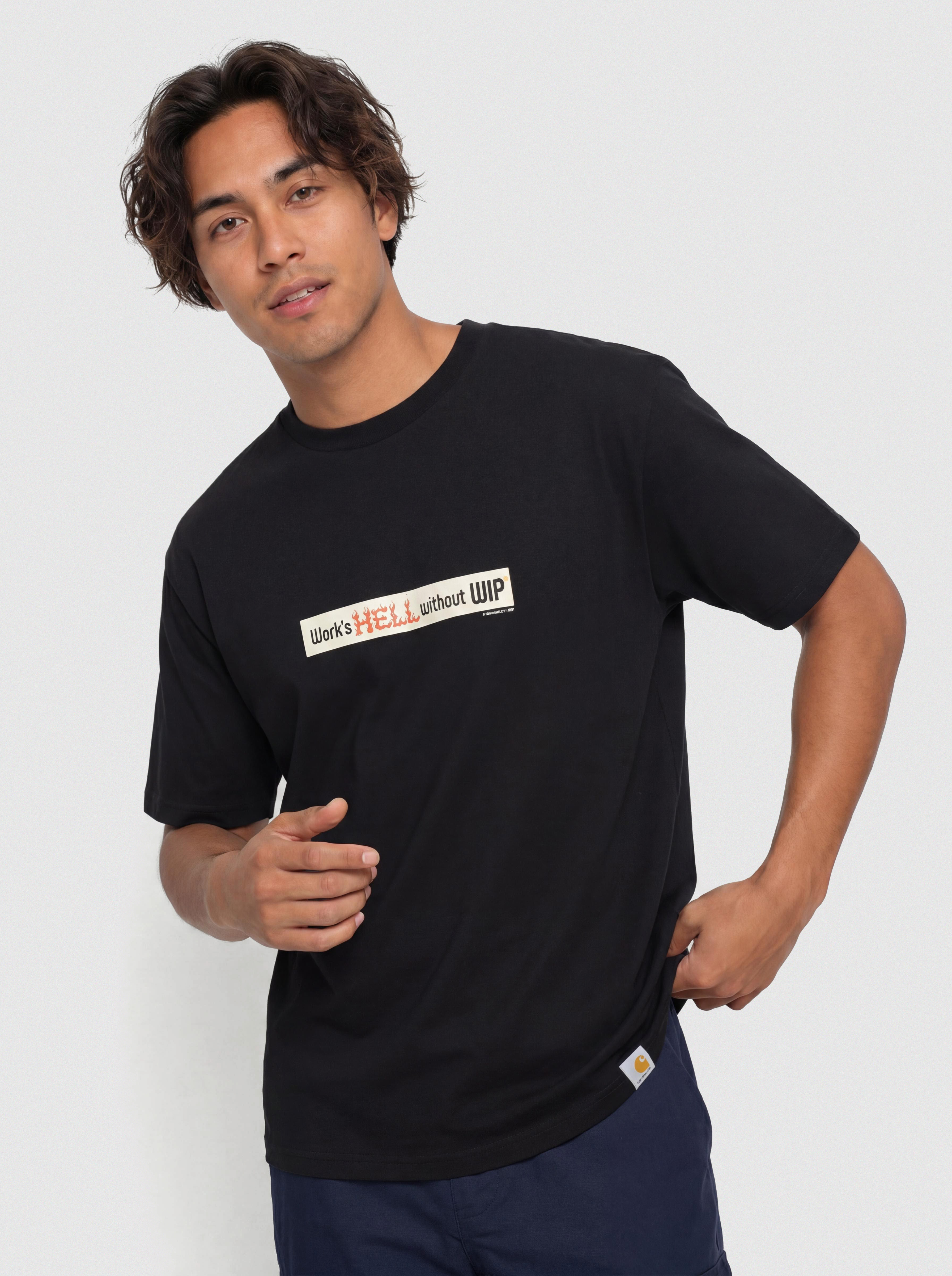 Carhartt WIP T-Shirt Bumper Stickers (black)