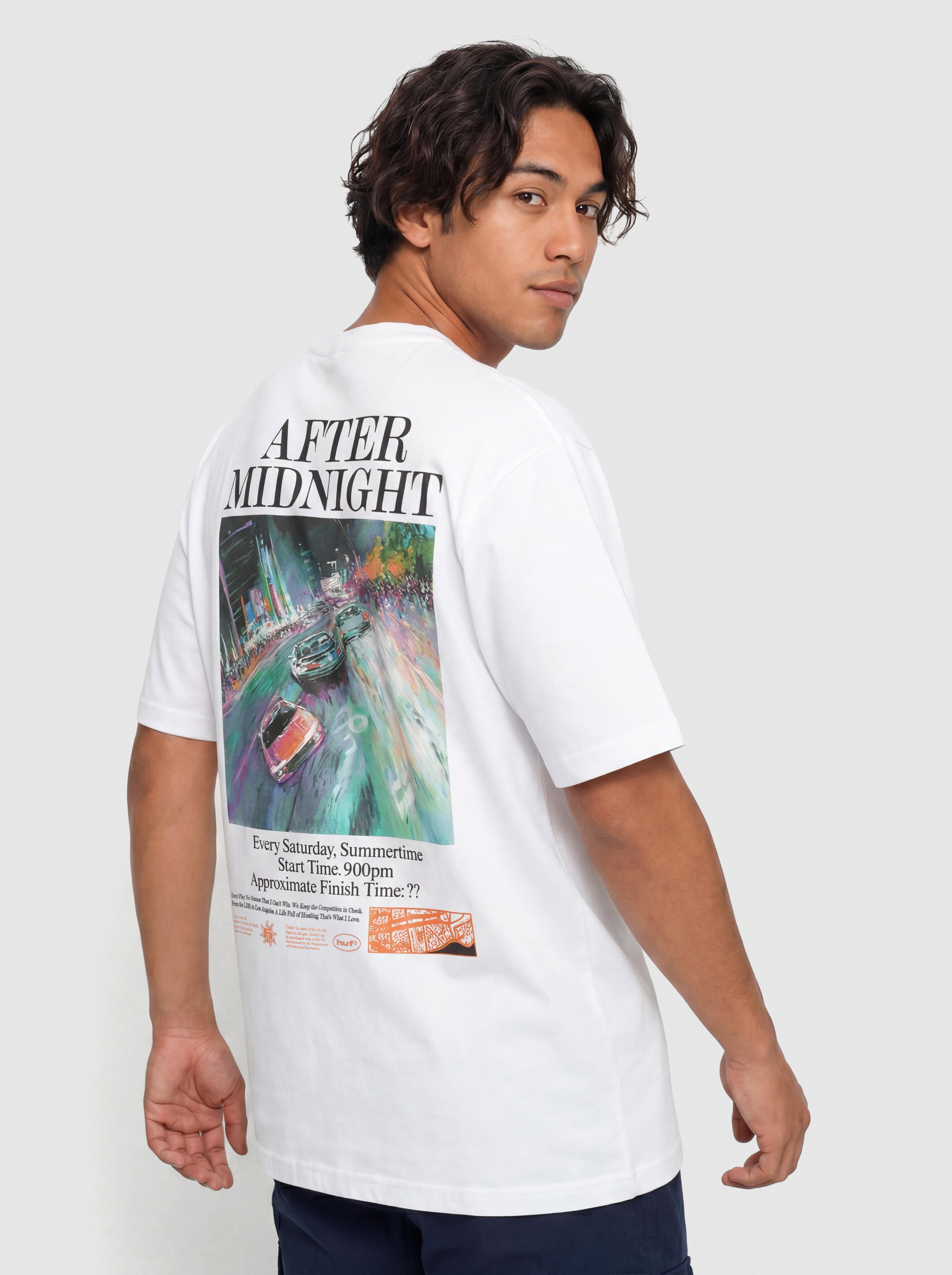 HUF After Midnight T-Shirt (white)