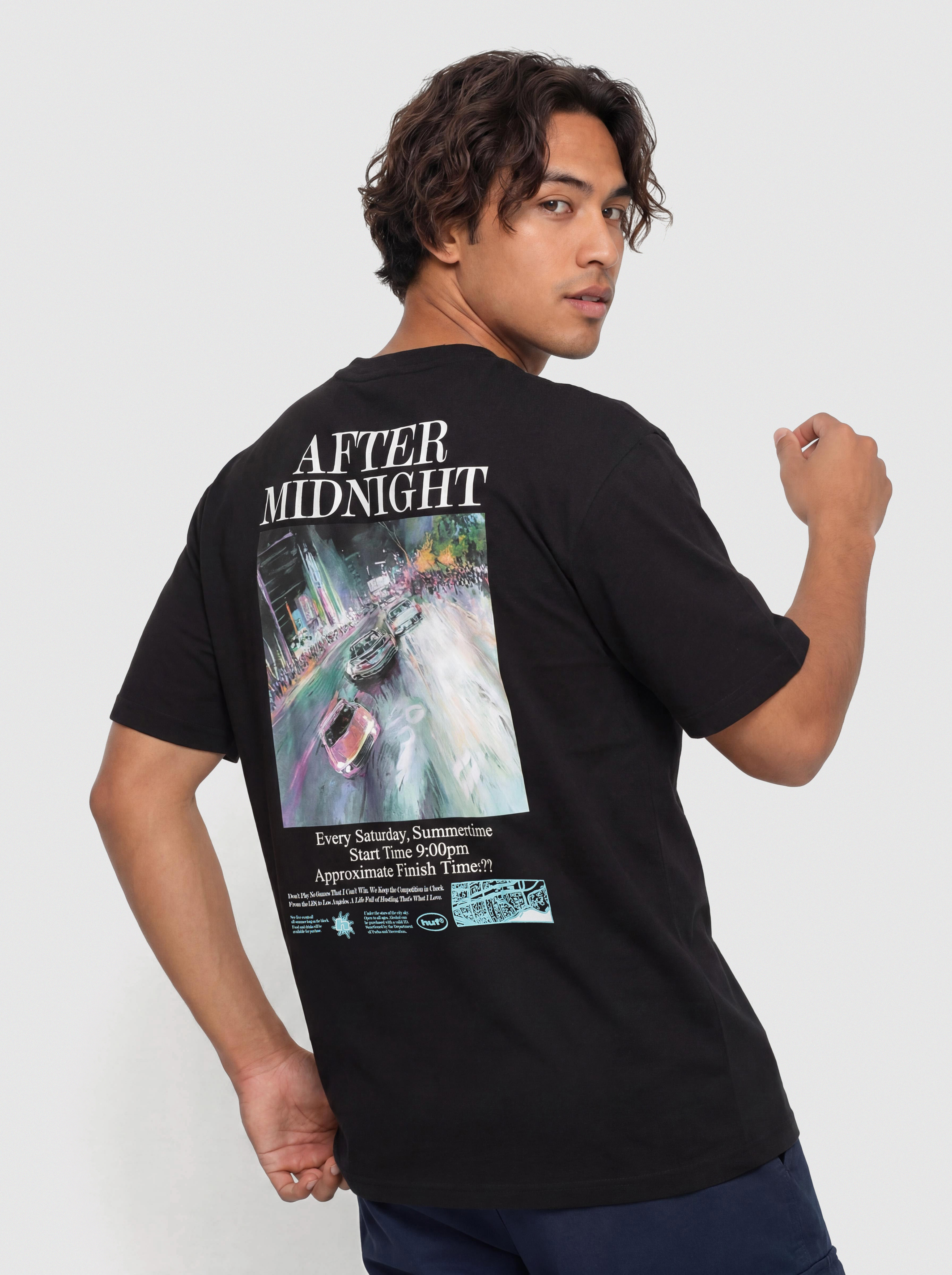 HUF After Midnight T-Shirt (black)