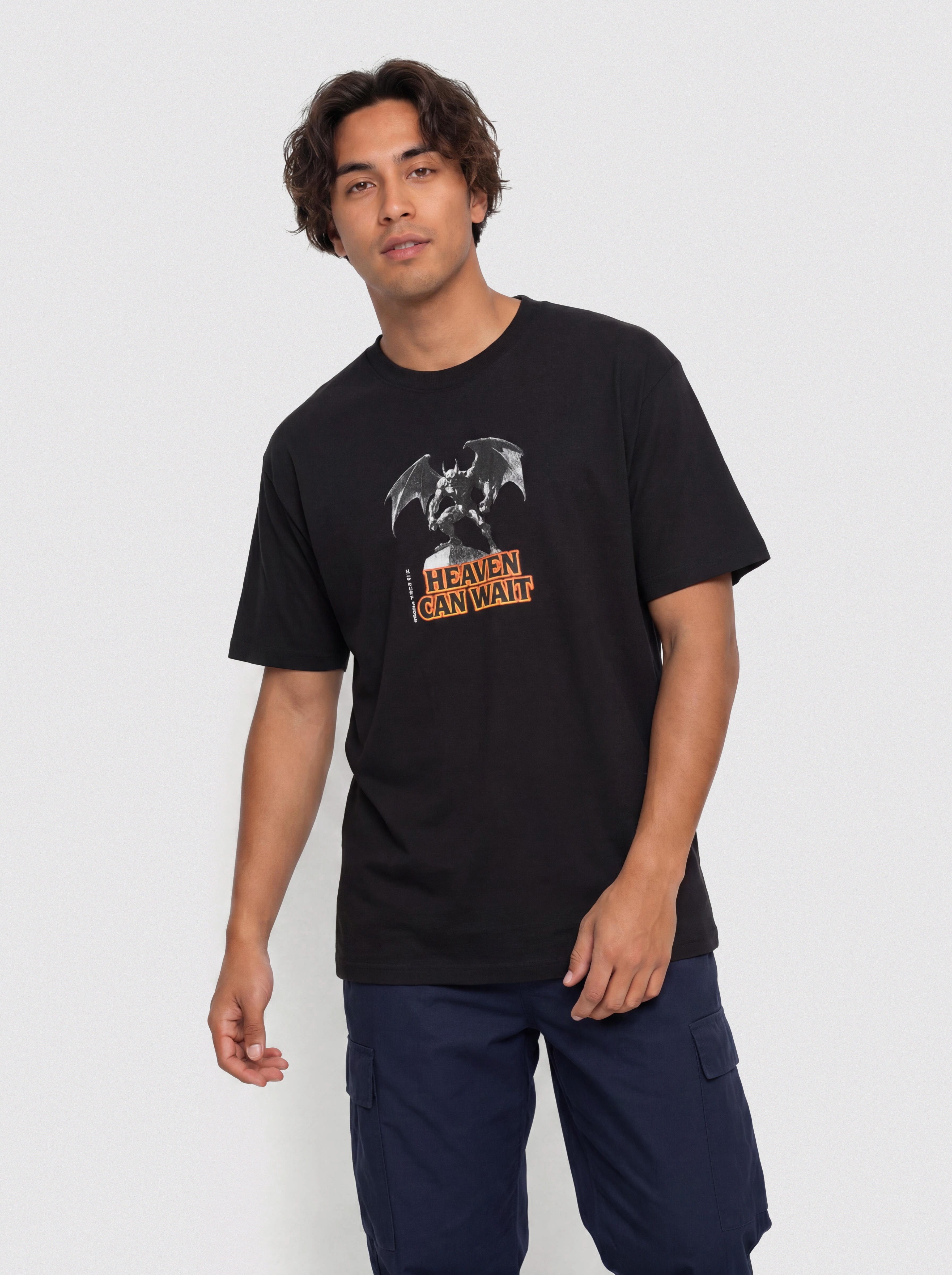 HUF T-Shirt Heaven Can Wait (black)