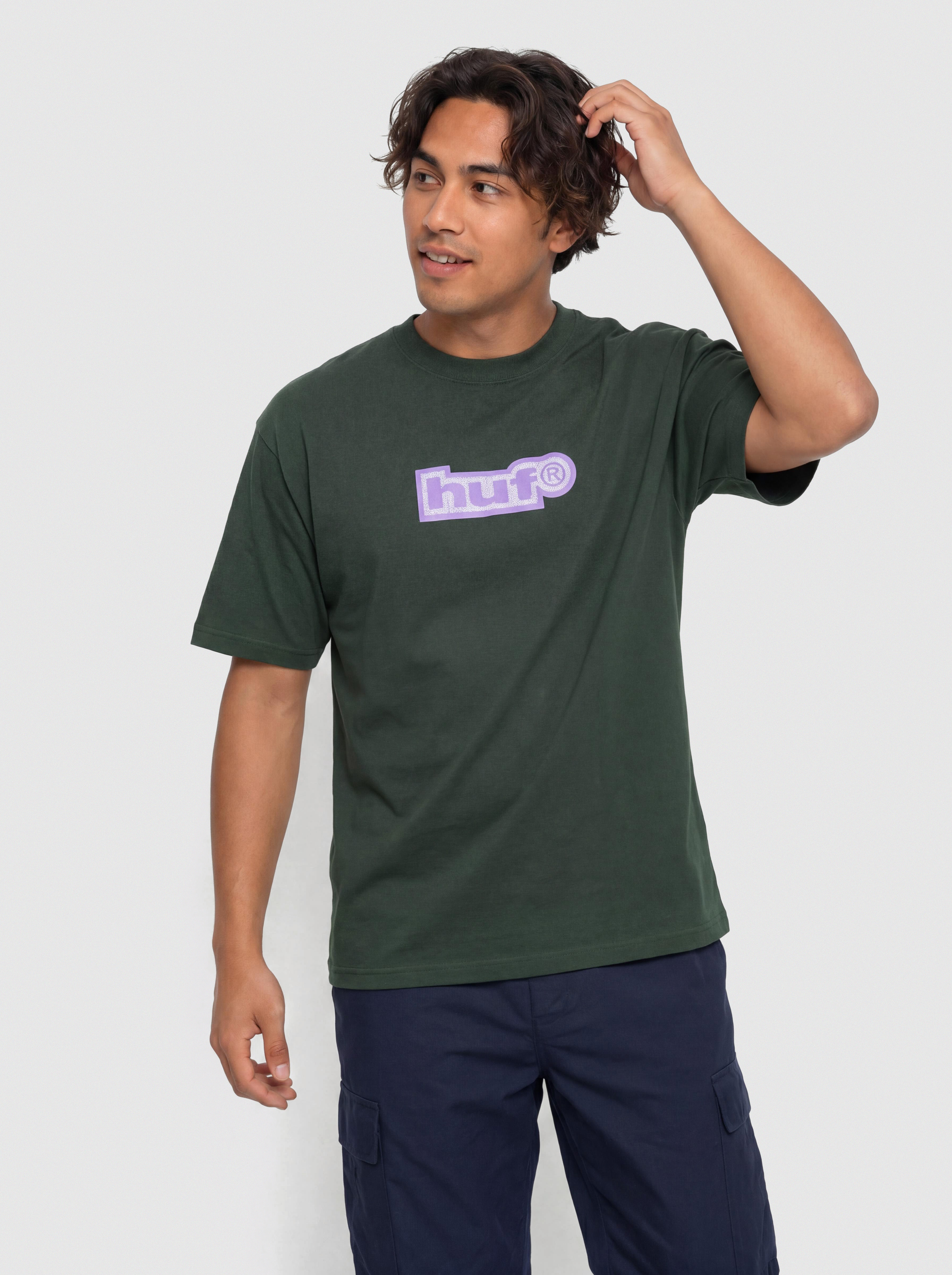 HUF T-Shirt 89 Outline (forest green)