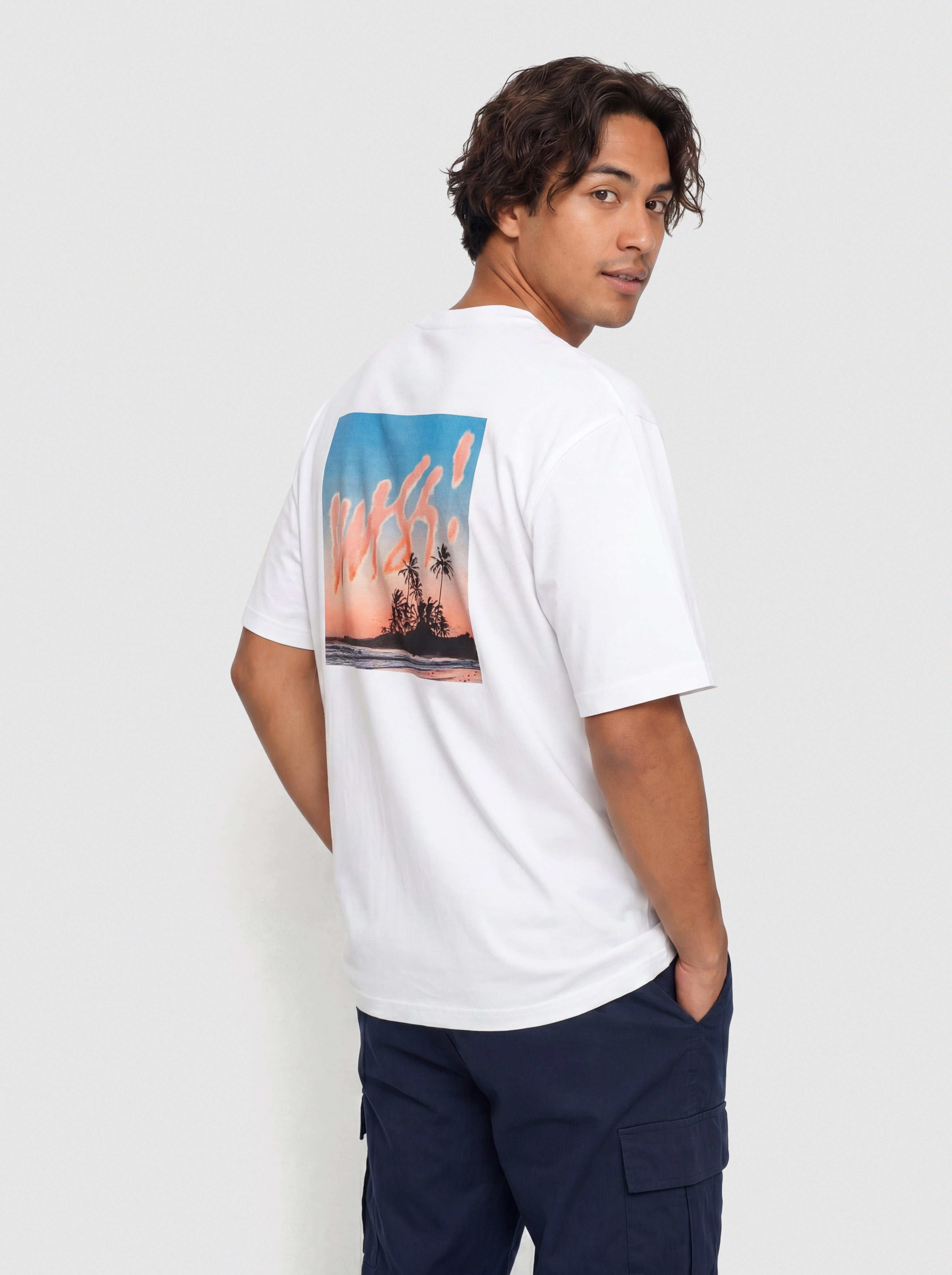 MassDnm Sunset T-Shirt (white)