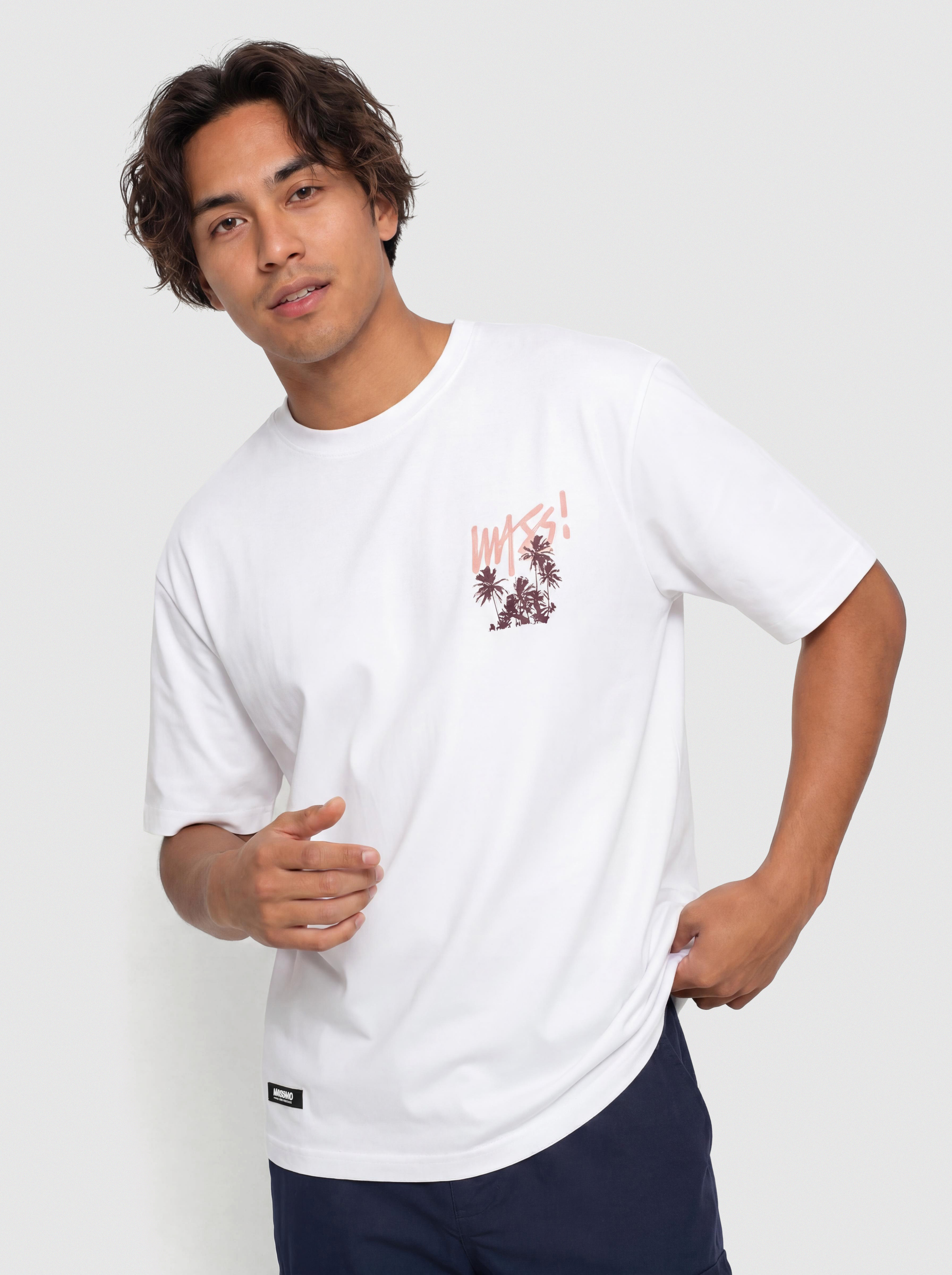 MassDnm Sunset T-Shirt (white)