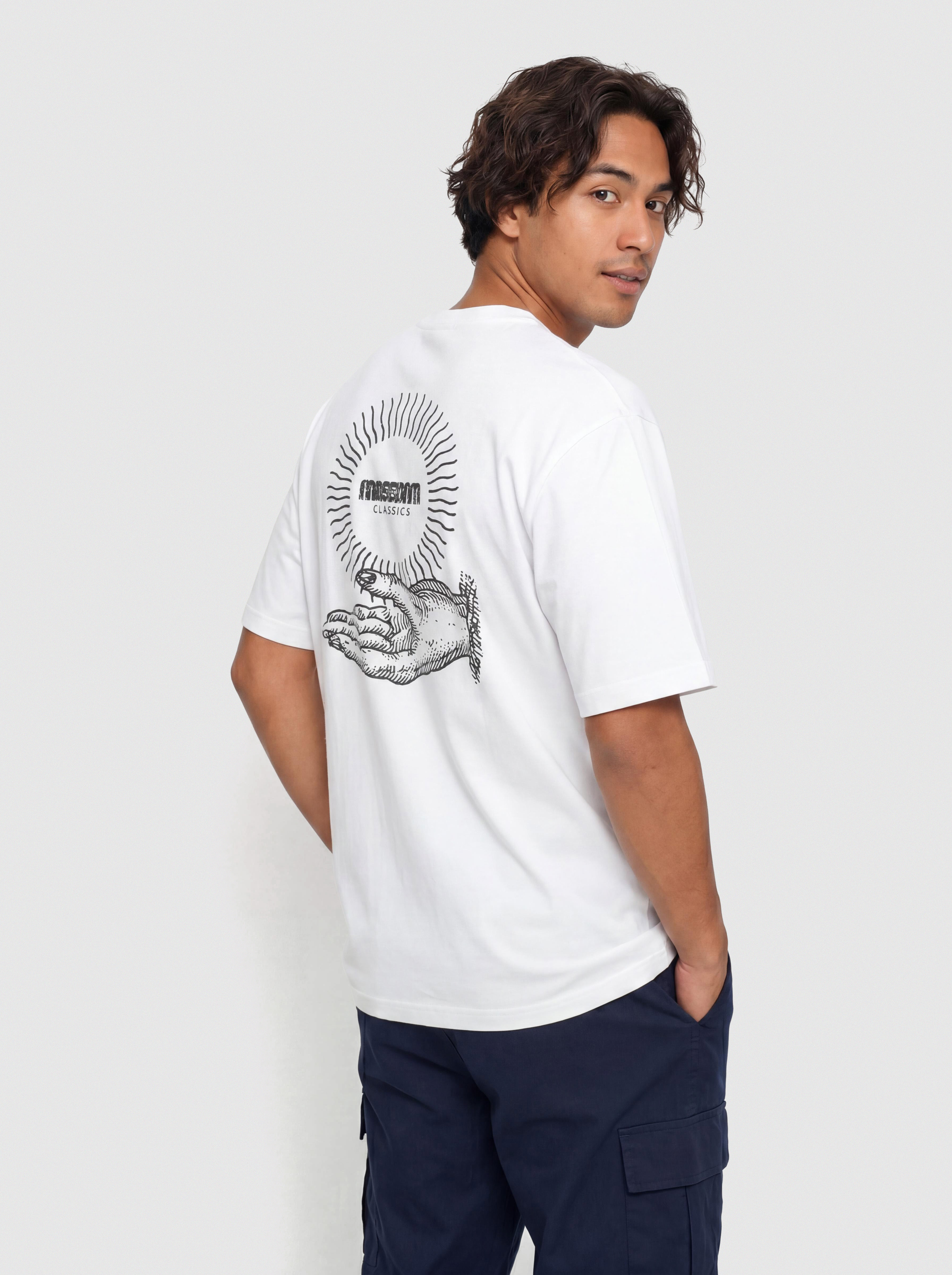 MassDnm Hand Of God T-Shirt (white)