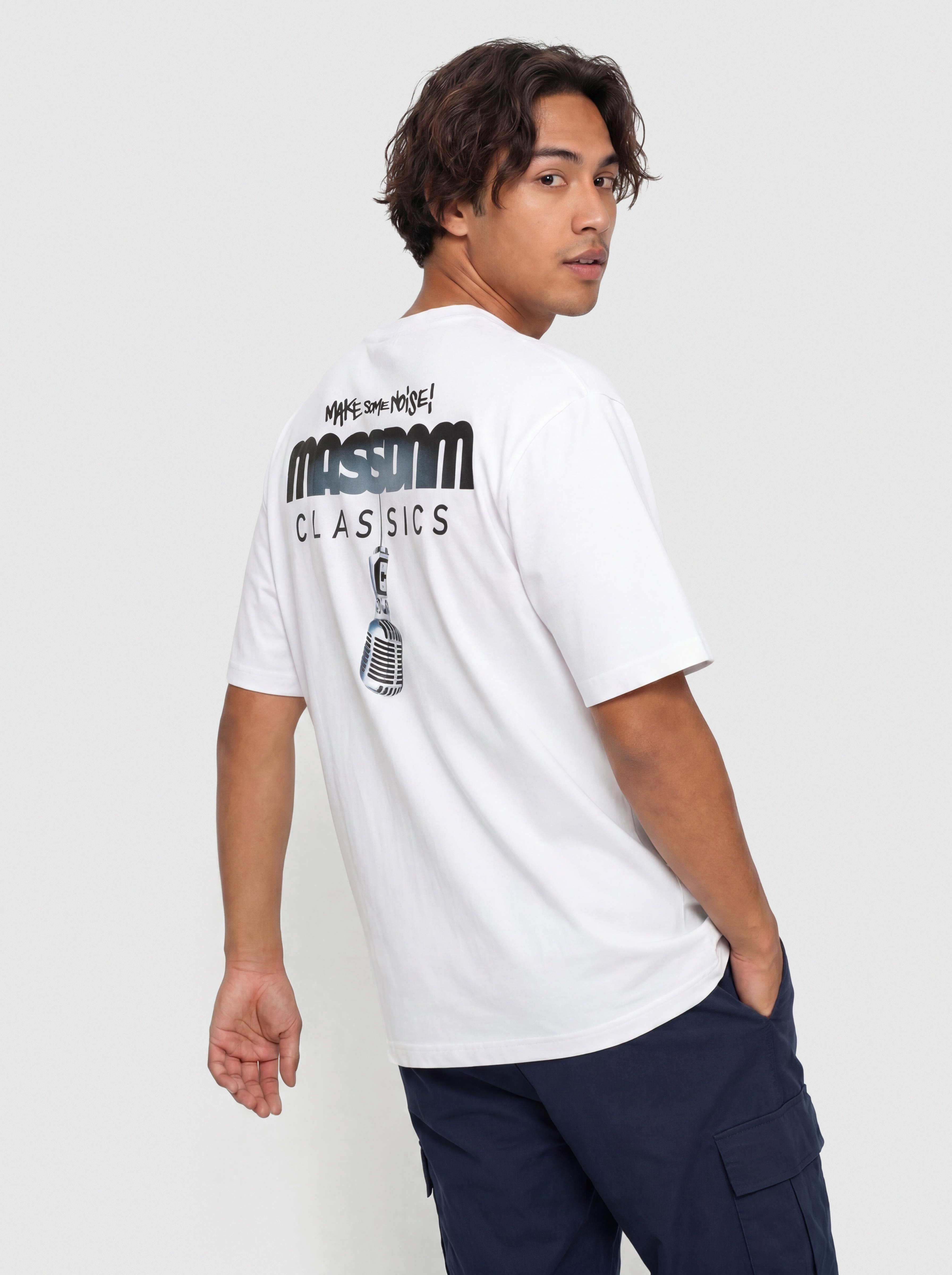 MassDnm T-Shirt Noise (white)