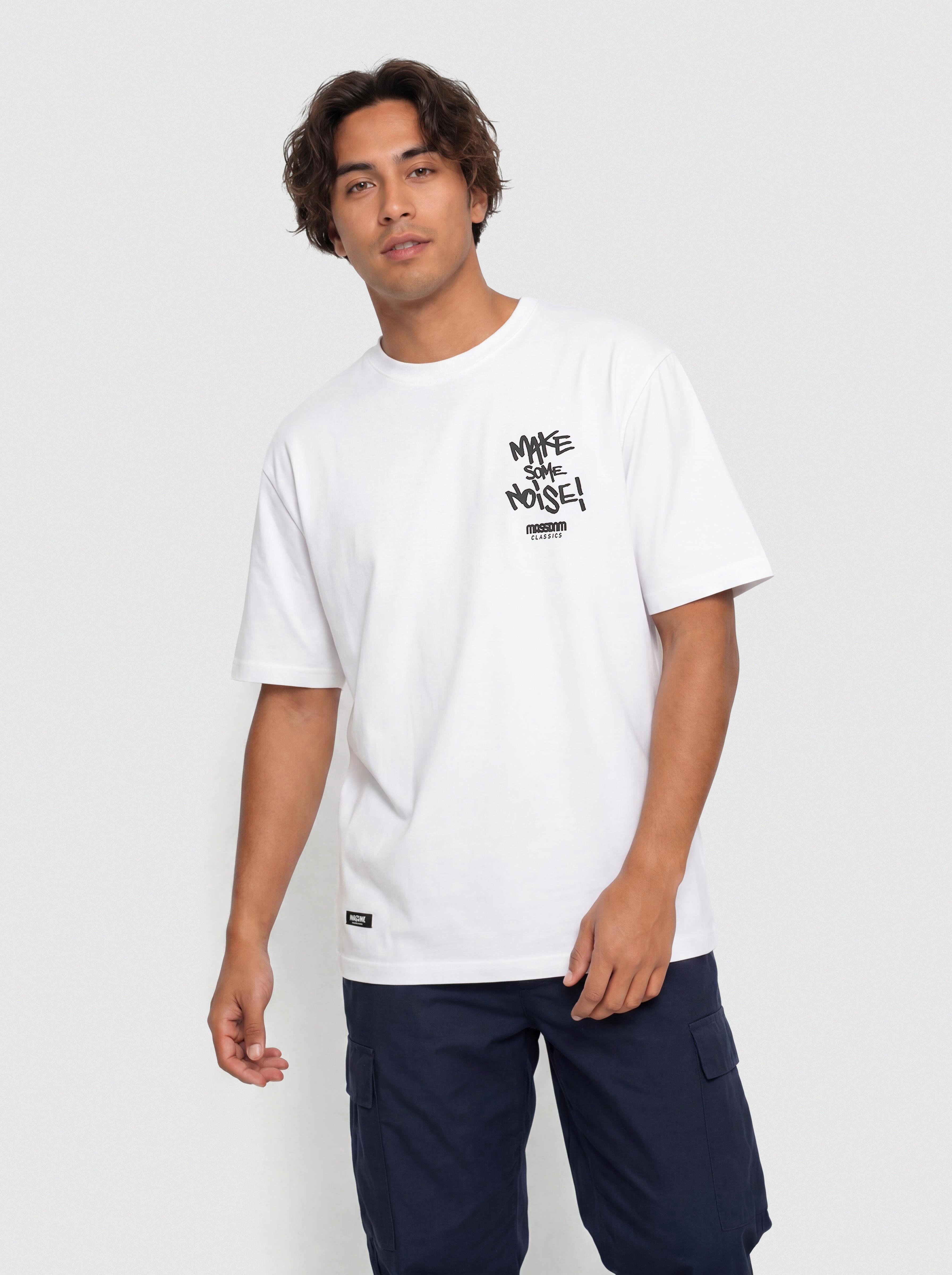 MassDnm T-Shirt Noise (white)