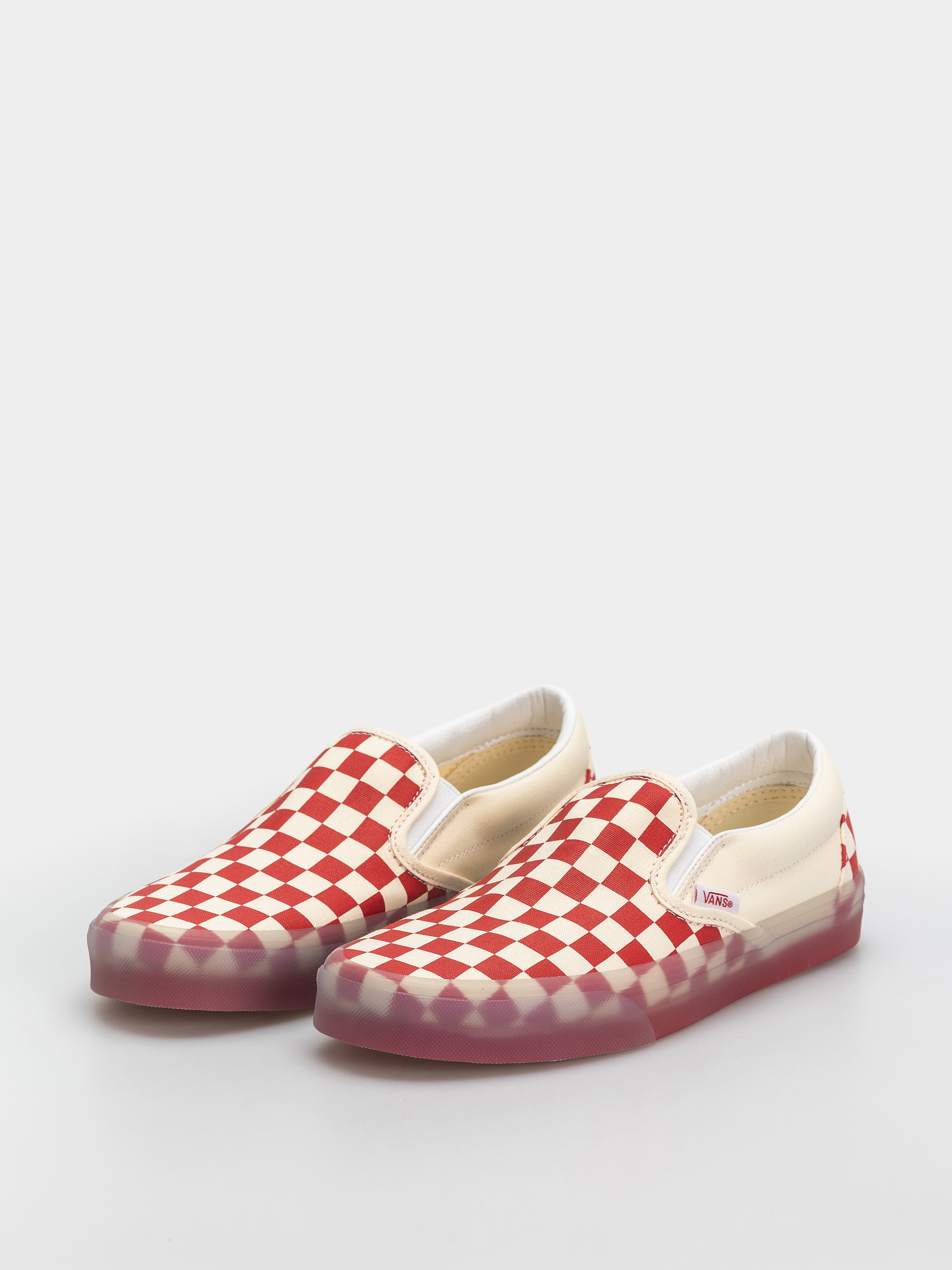 Vans Classic Slip On Shoes (red/marshmallow)
