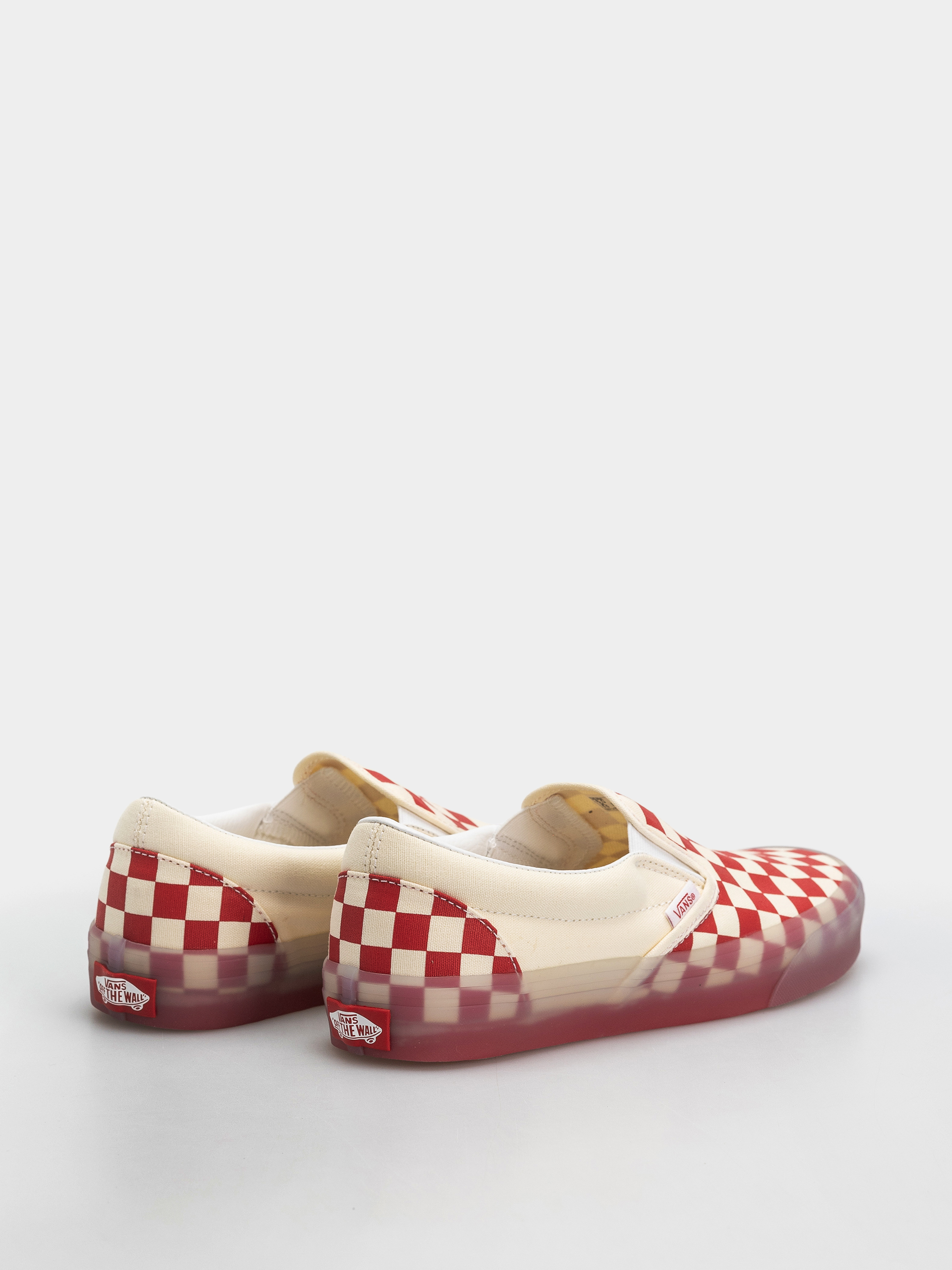 Vans Classic Slip On Shoes (red/marshmallow)