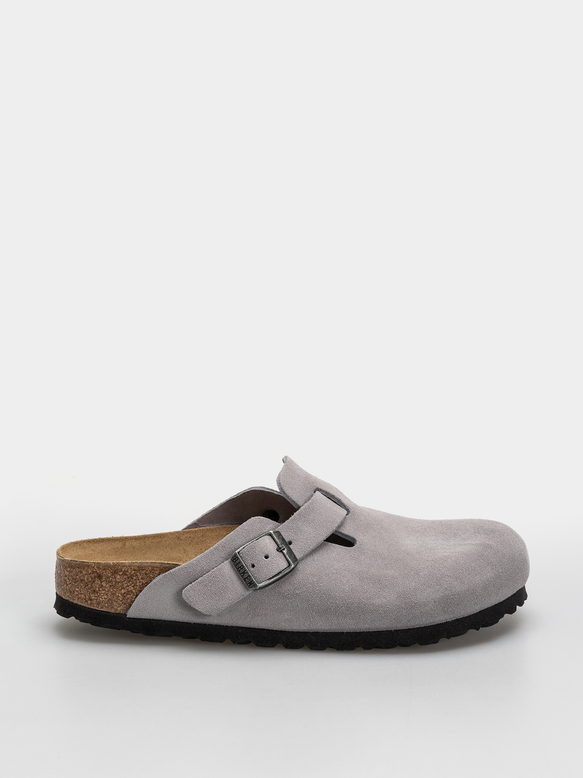 Birkenstock Boston Suede Leather Narrow Flip-flops