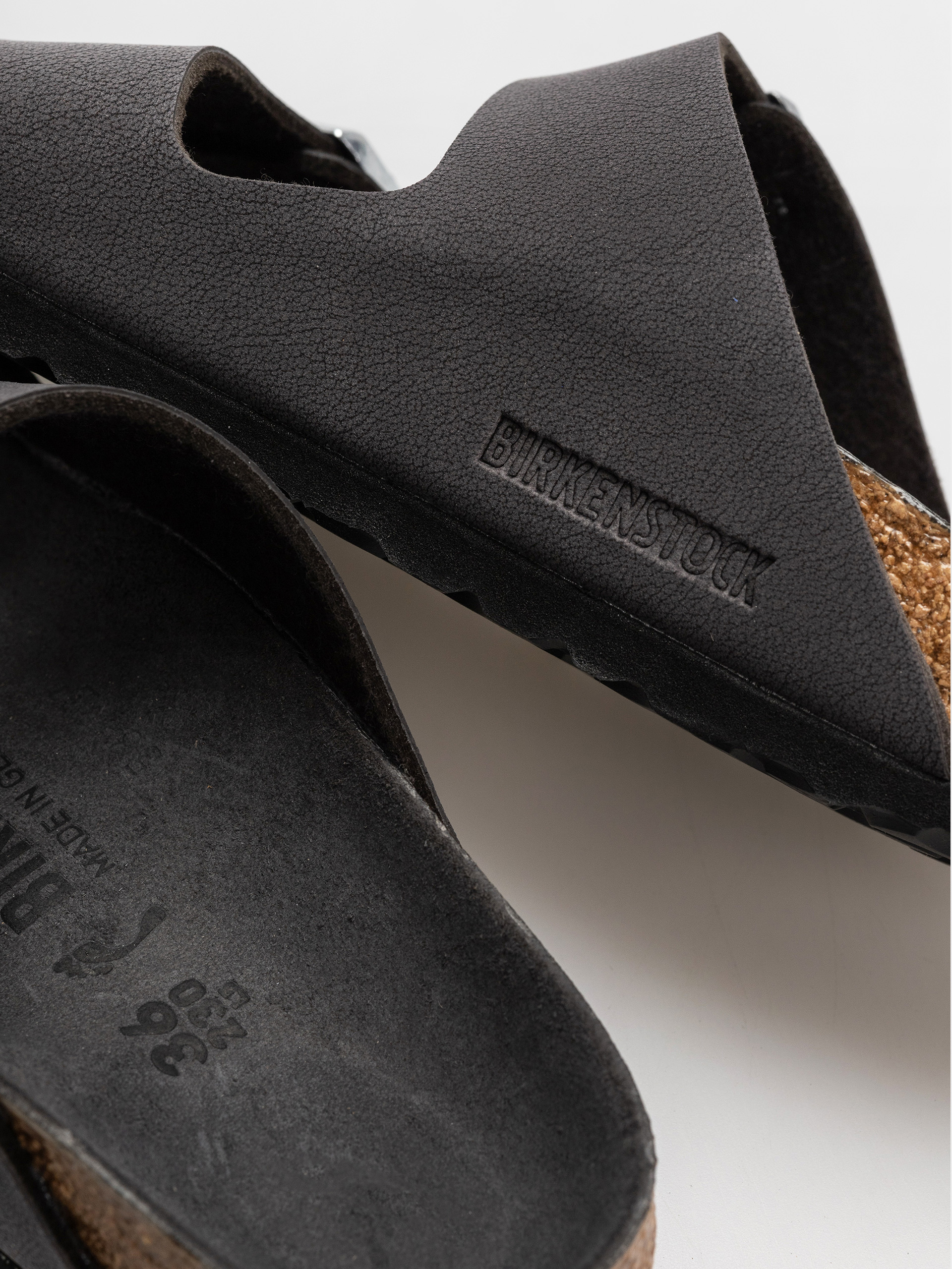 Birkenstock Arizona Birkibuc Narrow Wmn Flip Flops (velvet gray)