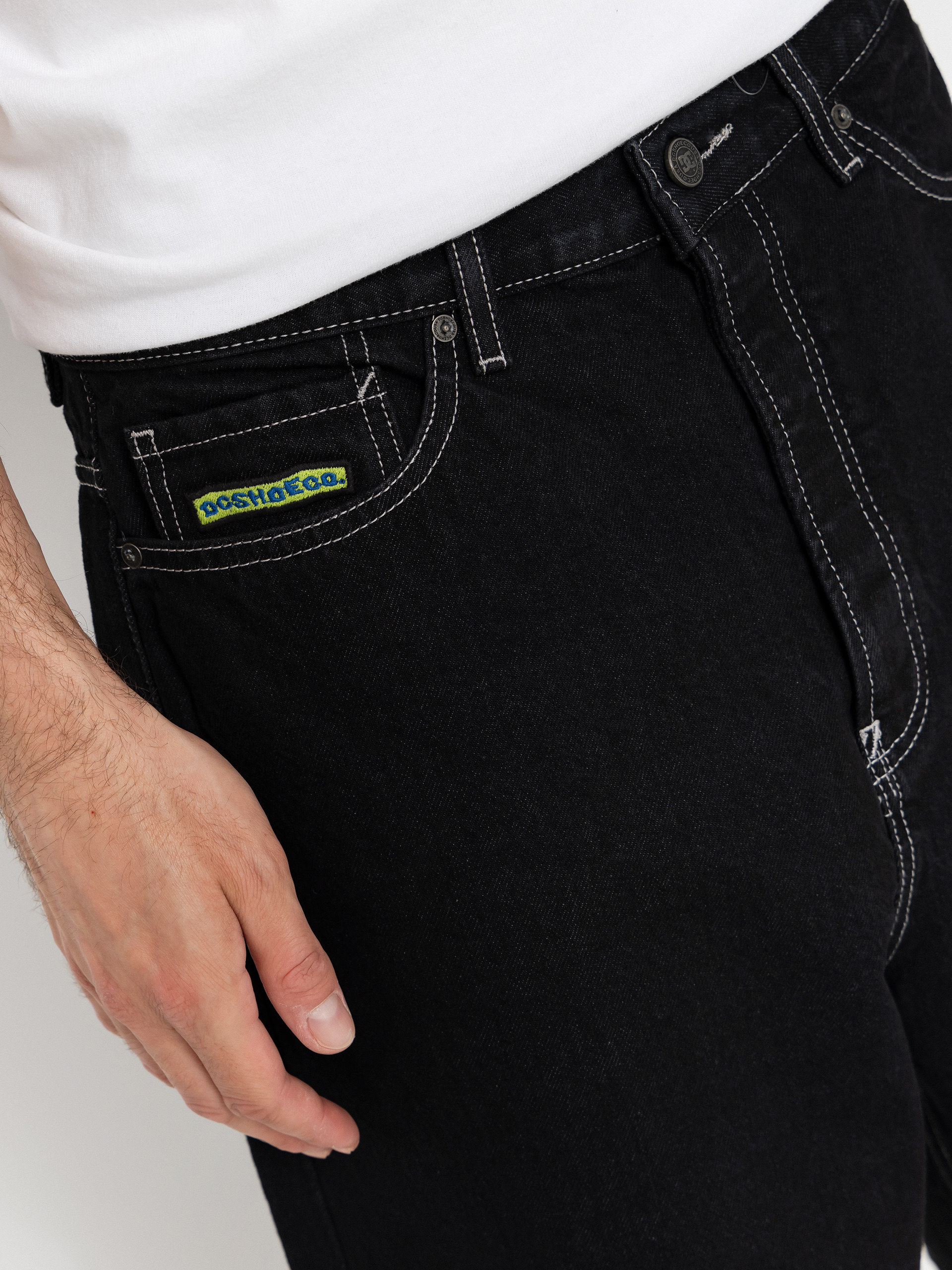 DC Baggy Denim Shorts (black tint)