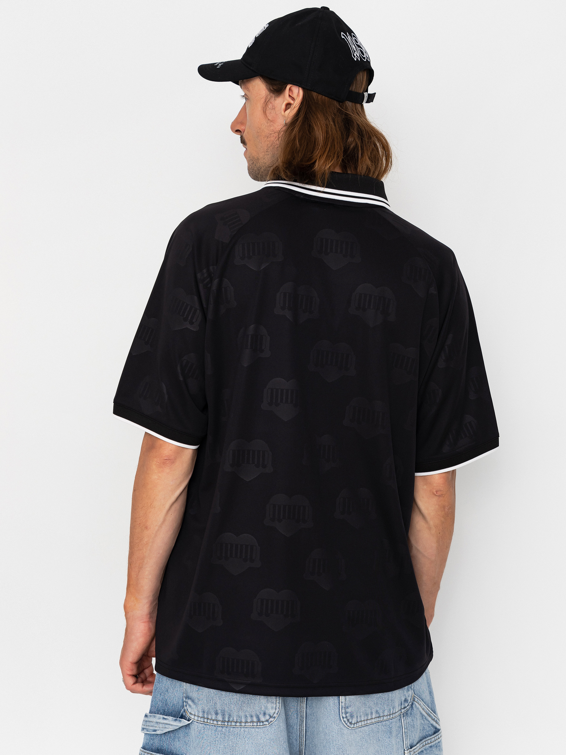 Carhartt WIP Terrace Football T-Shirt (heart train jacquard black)