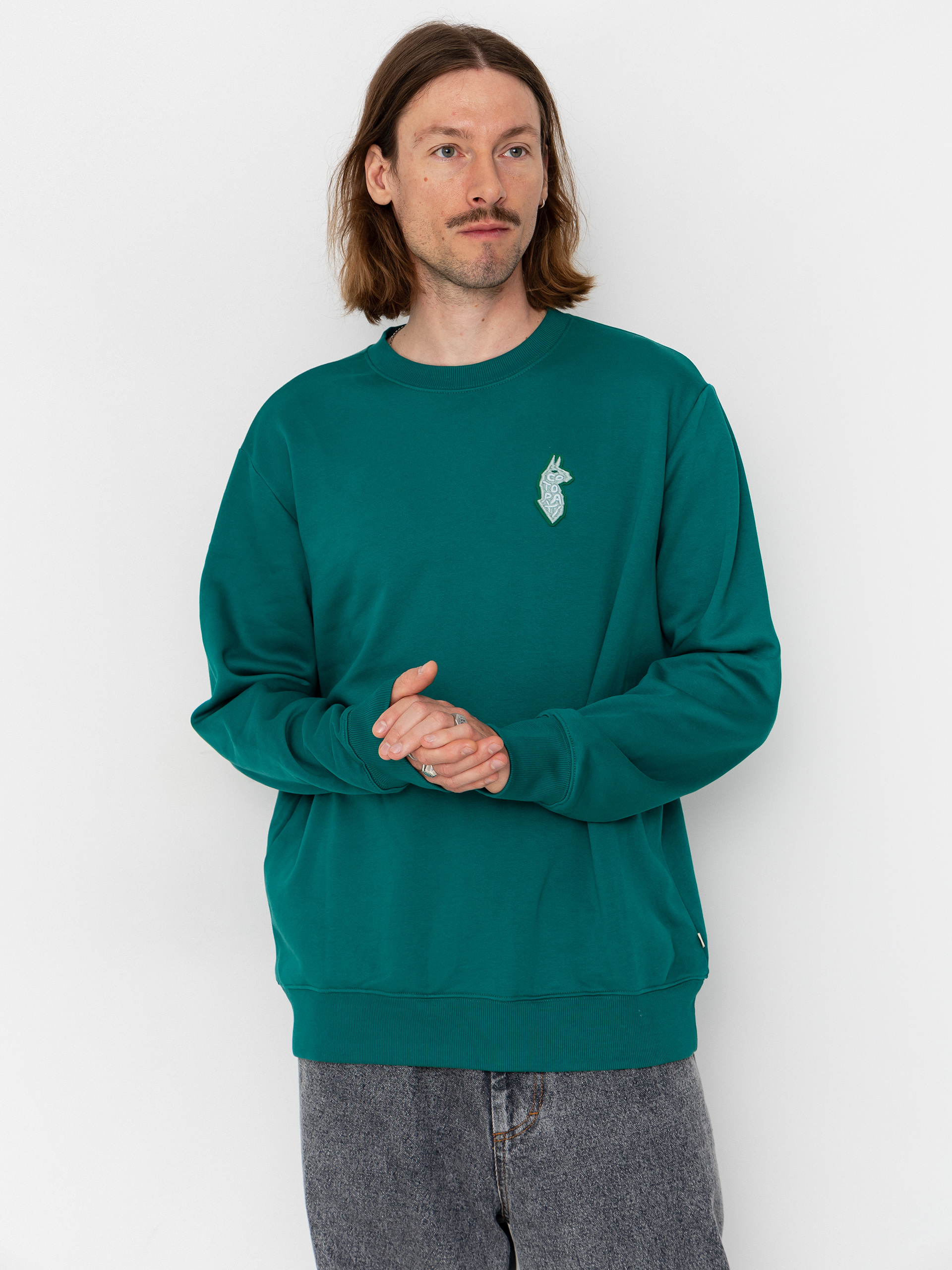 Cotopaxi Sweatshirt Lava Llama (malachite)