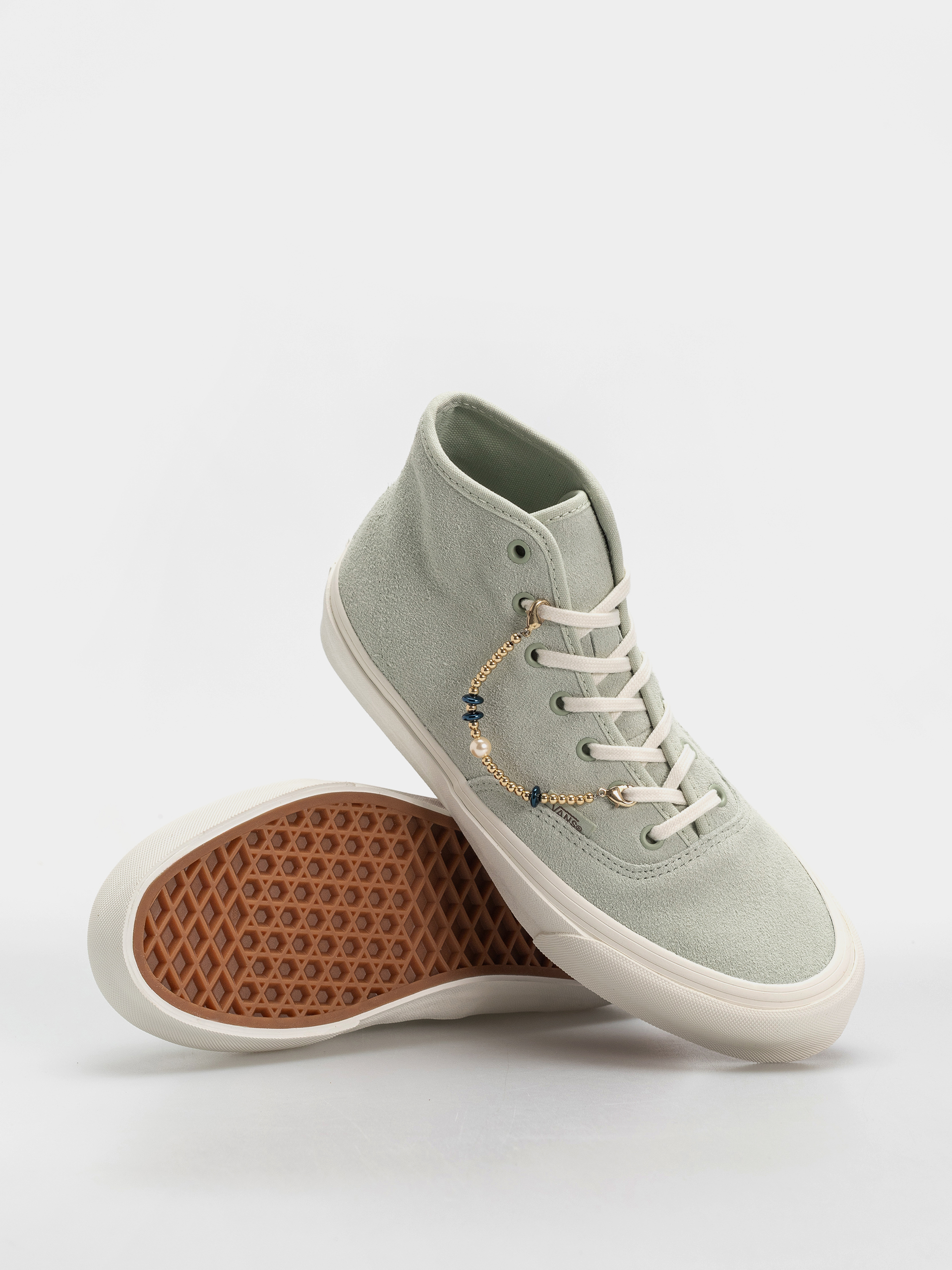 Vans Schuhe Authentic Hi 2.0 (dusty mint/gold)