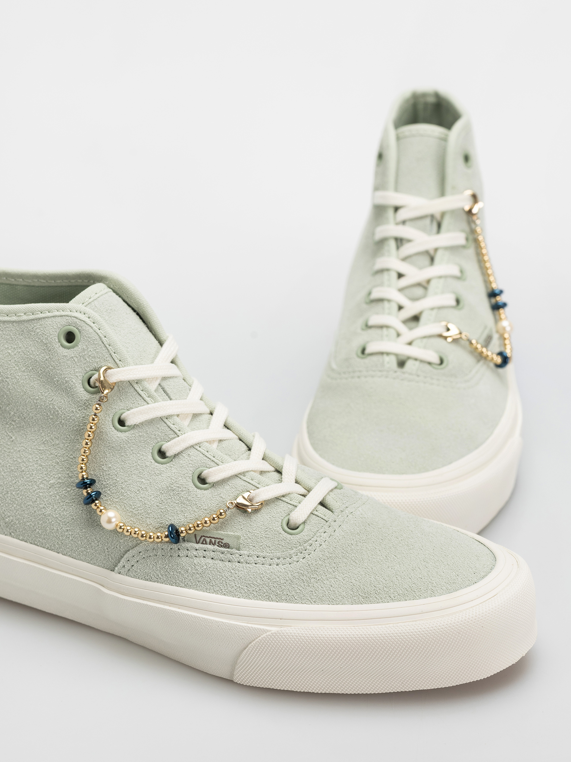 Vans Schuhe Authentic Hi 2.0 (dusty mint/gold)