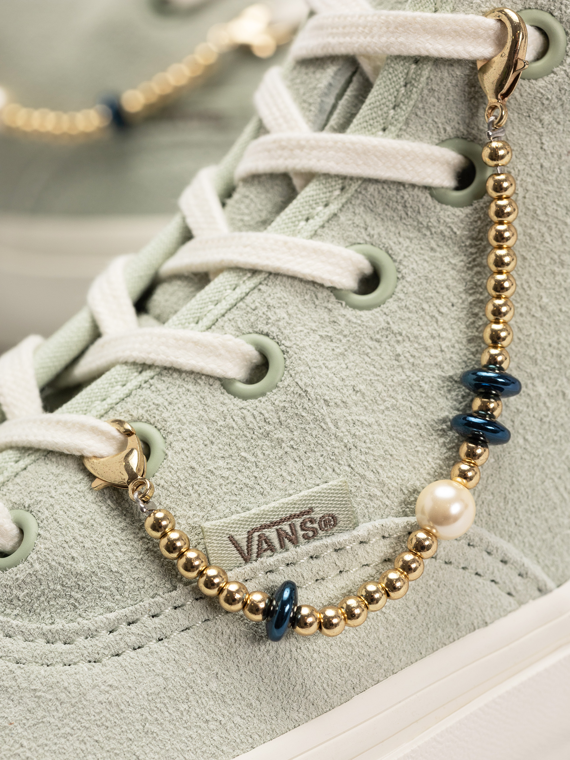 Vans Shoes Authentic Hi 2.0 (dusty mint/gold)