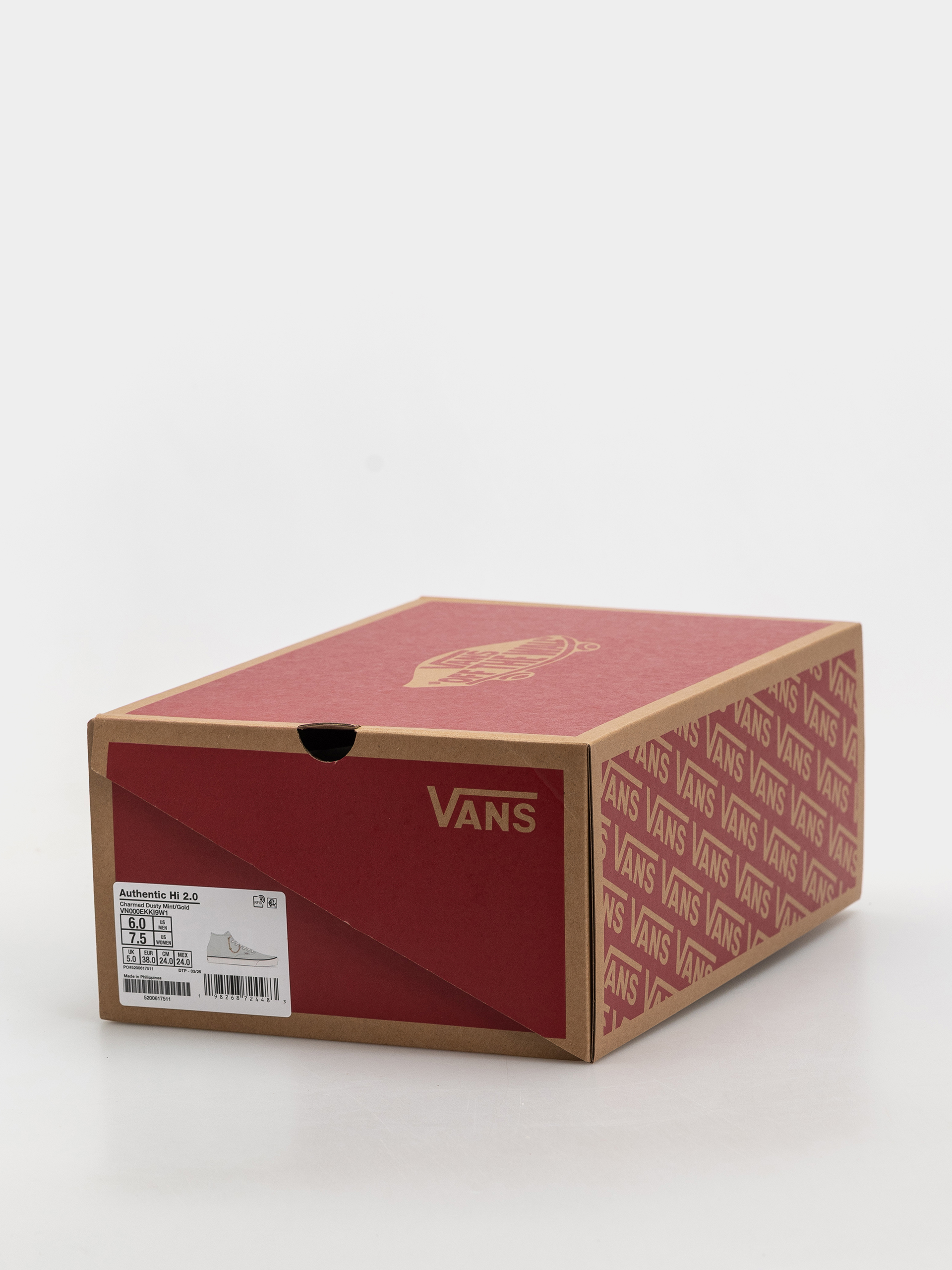 Vans Schuhe Authentic Hi 2.0 (dusty mint/gold)
