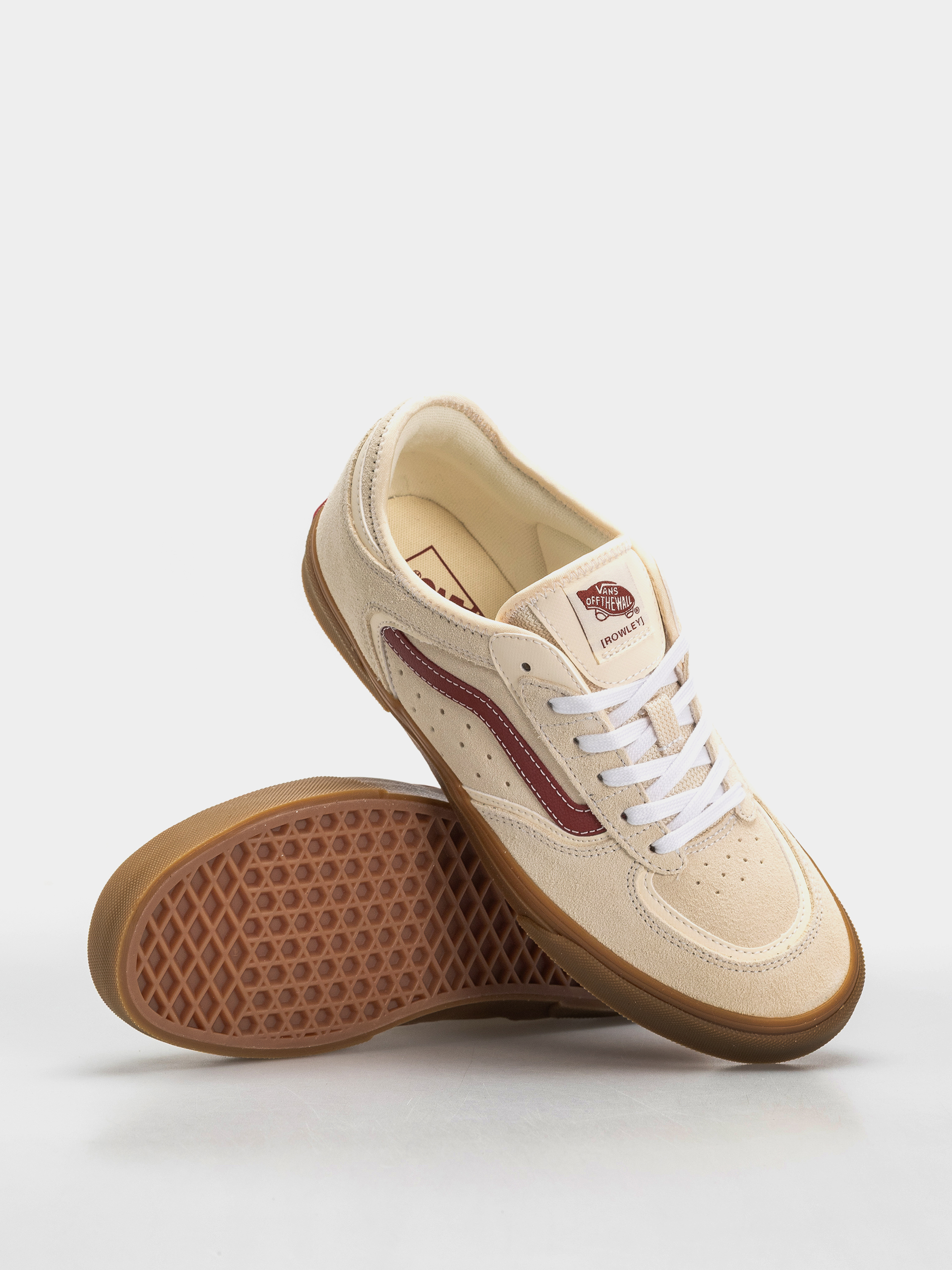 Vans Shoes Rowley Classic (cream/burgundy)