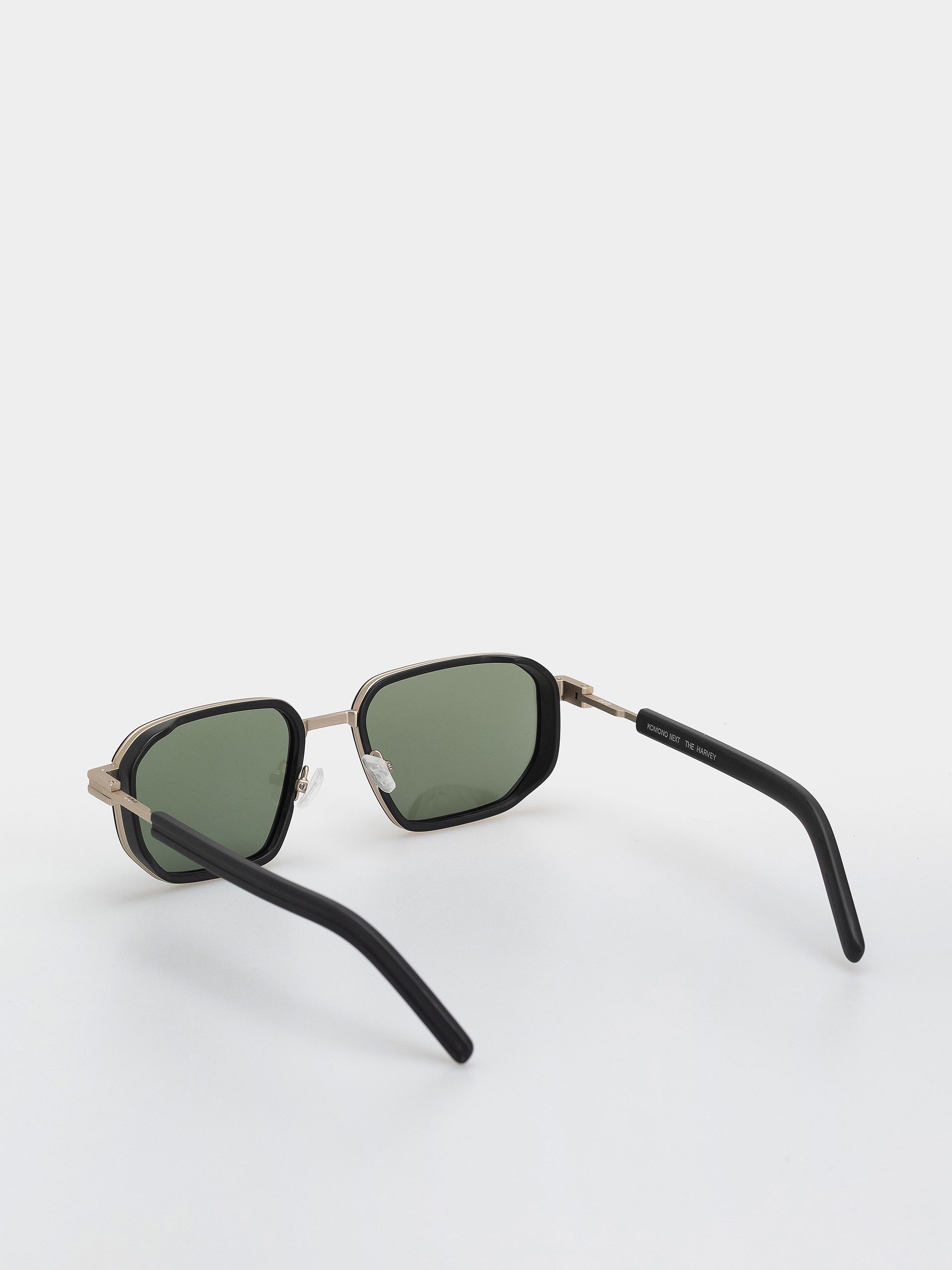 Komono Harvey Sonnenbrille (white gold black)