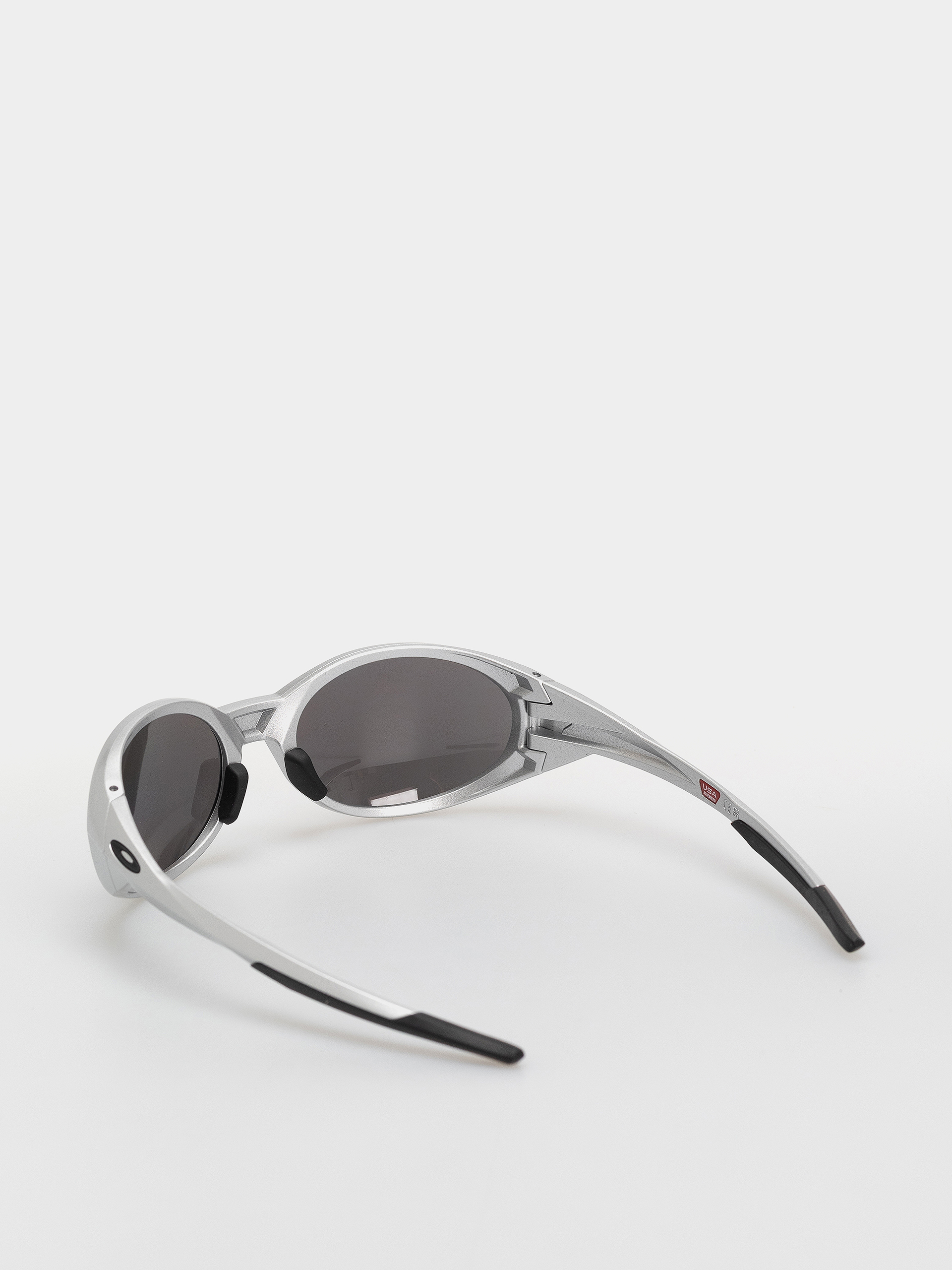 Oakley Eye Jacket Redux Sonnenbrille (prizm black polarized lenses/silver frame)