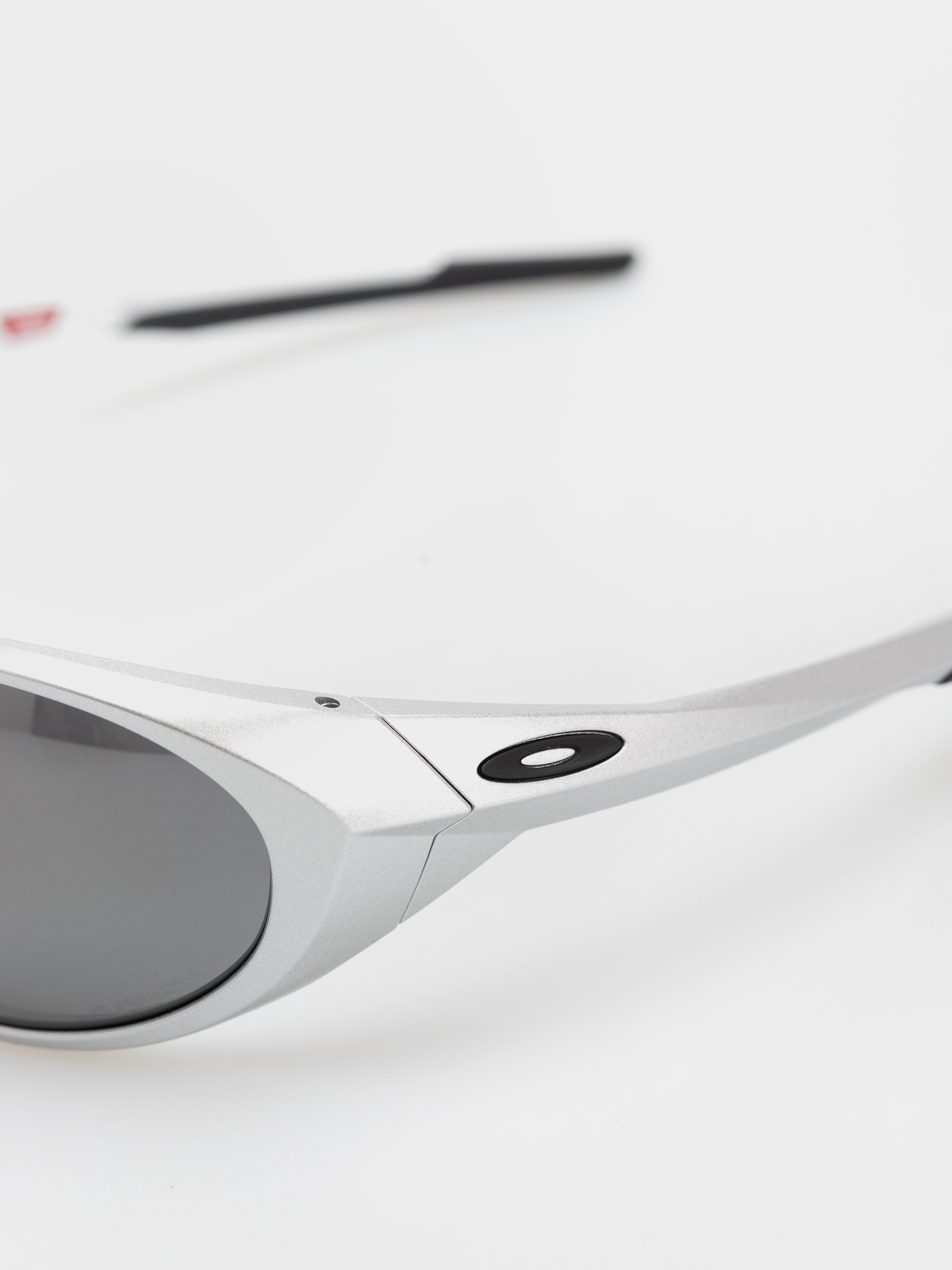 Oakley Eye Jacket Redux Sonnenbrille (prizm black polarized lenses/silver frame)