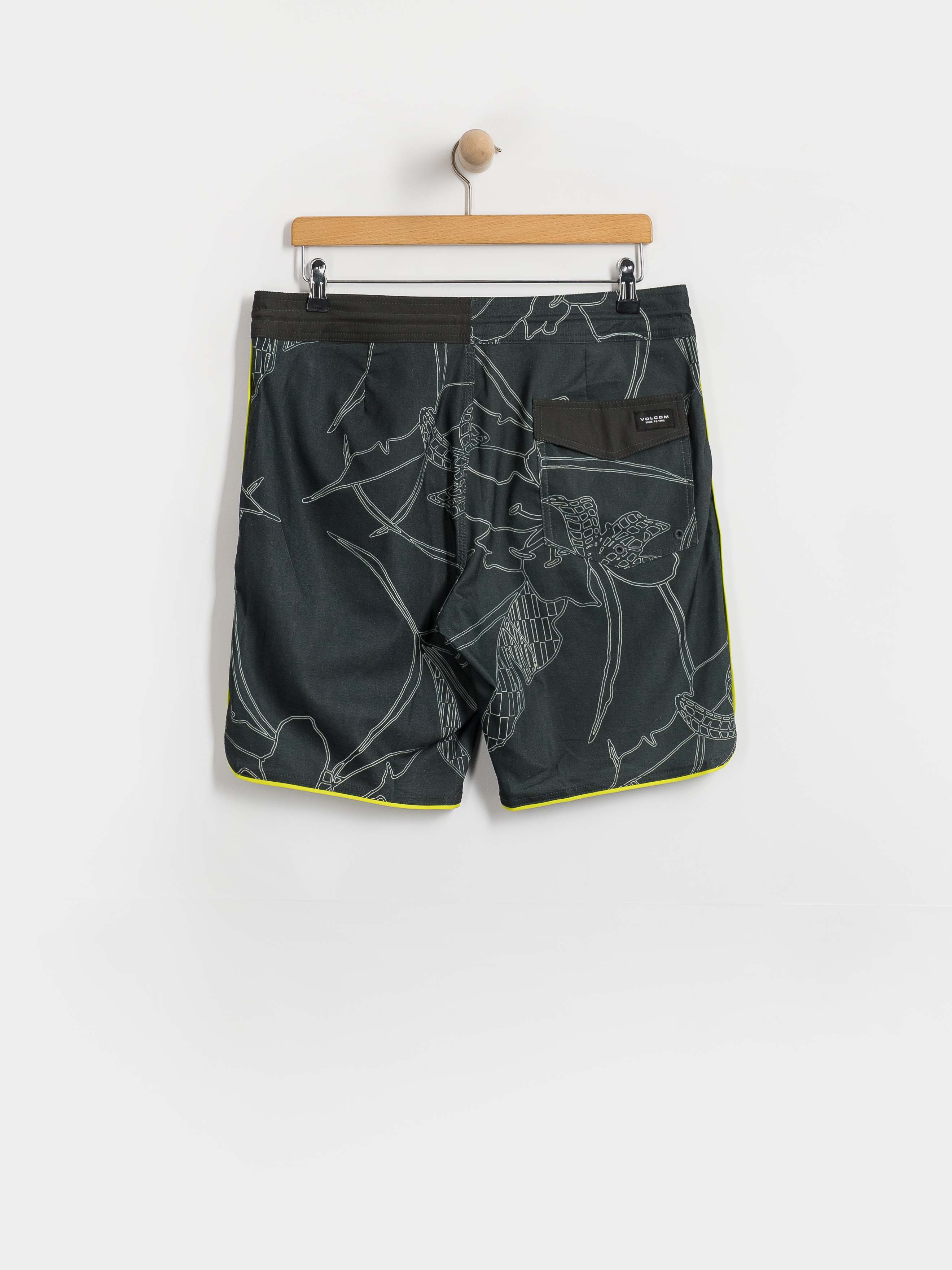 Volcom Mister Fib Scallop Stoney 19 Boardshorts (stealth)
