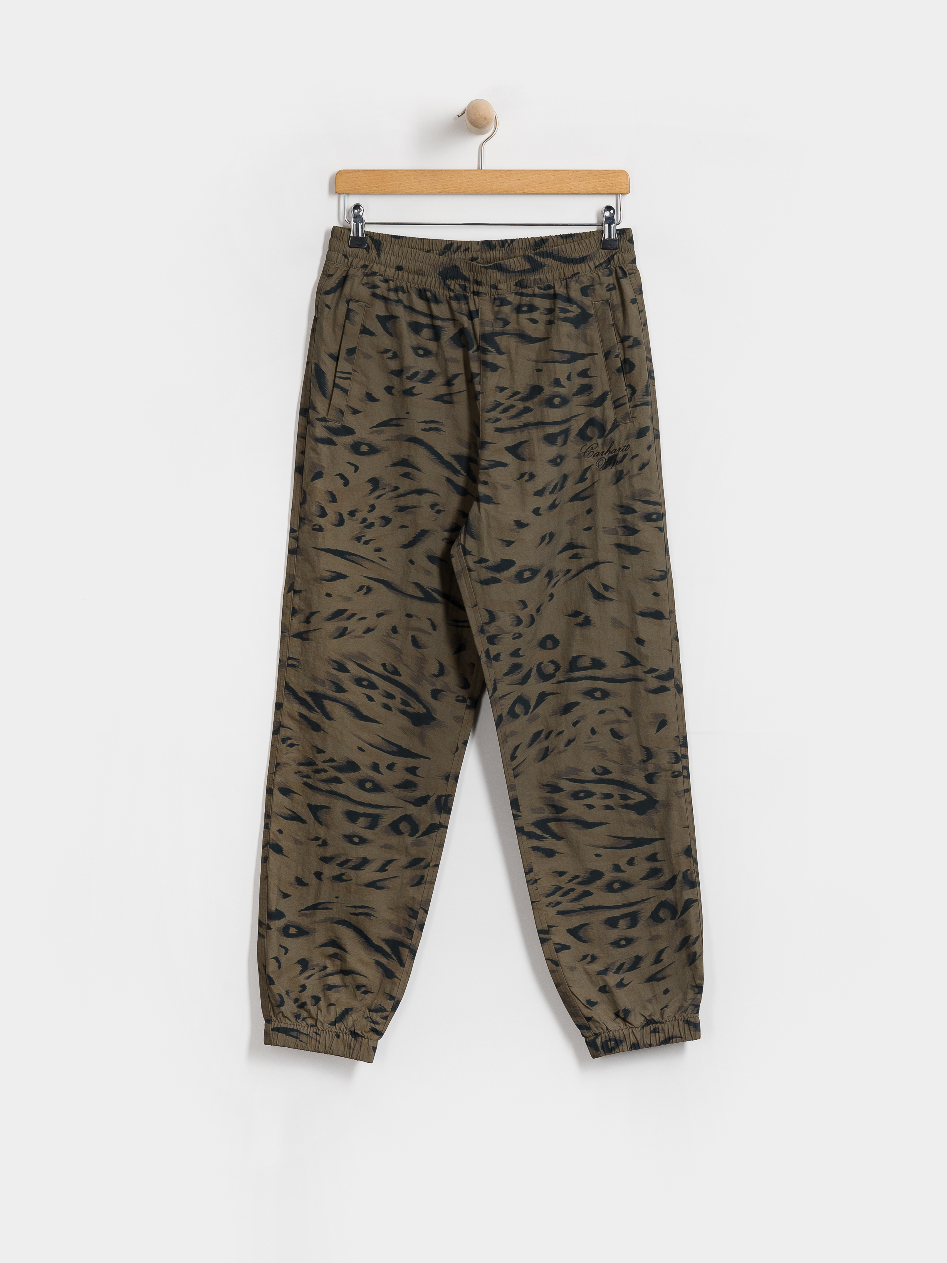 Carhartt WIP Travon Wmn Pants (duck feather print cypress/black)